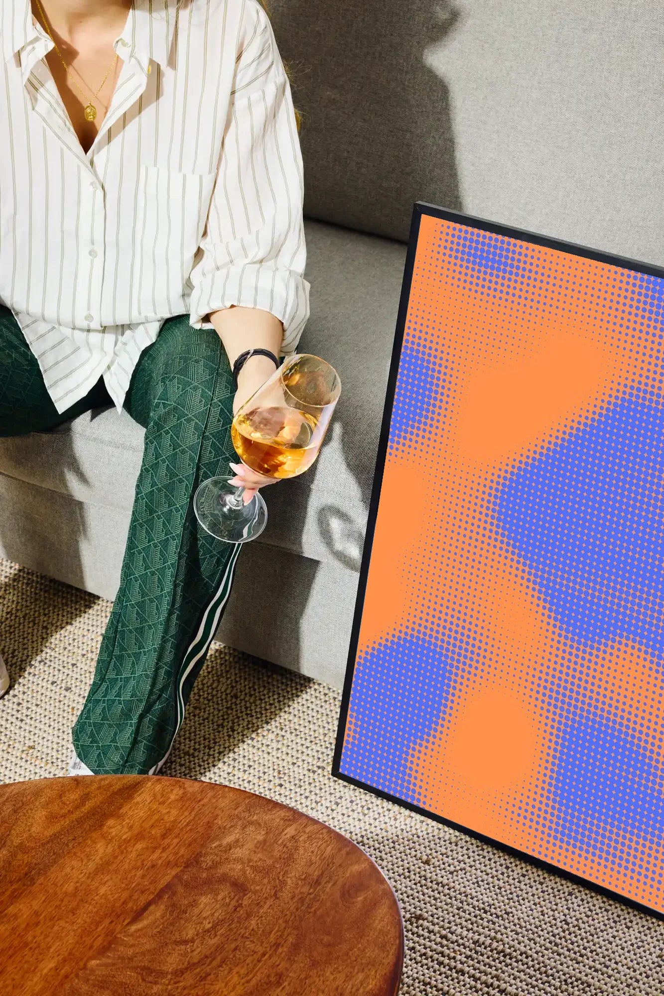 Orbit of Flux - drinkglass-sofa