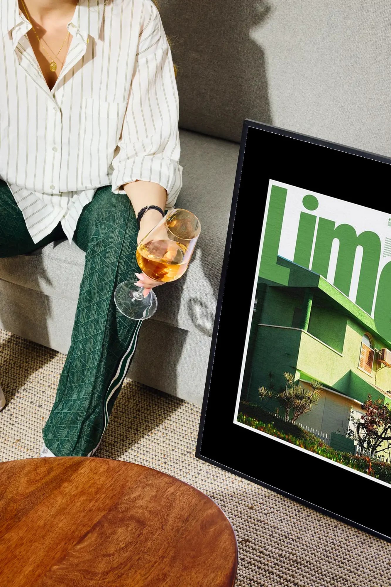 Lime House - drinkglass-sofa