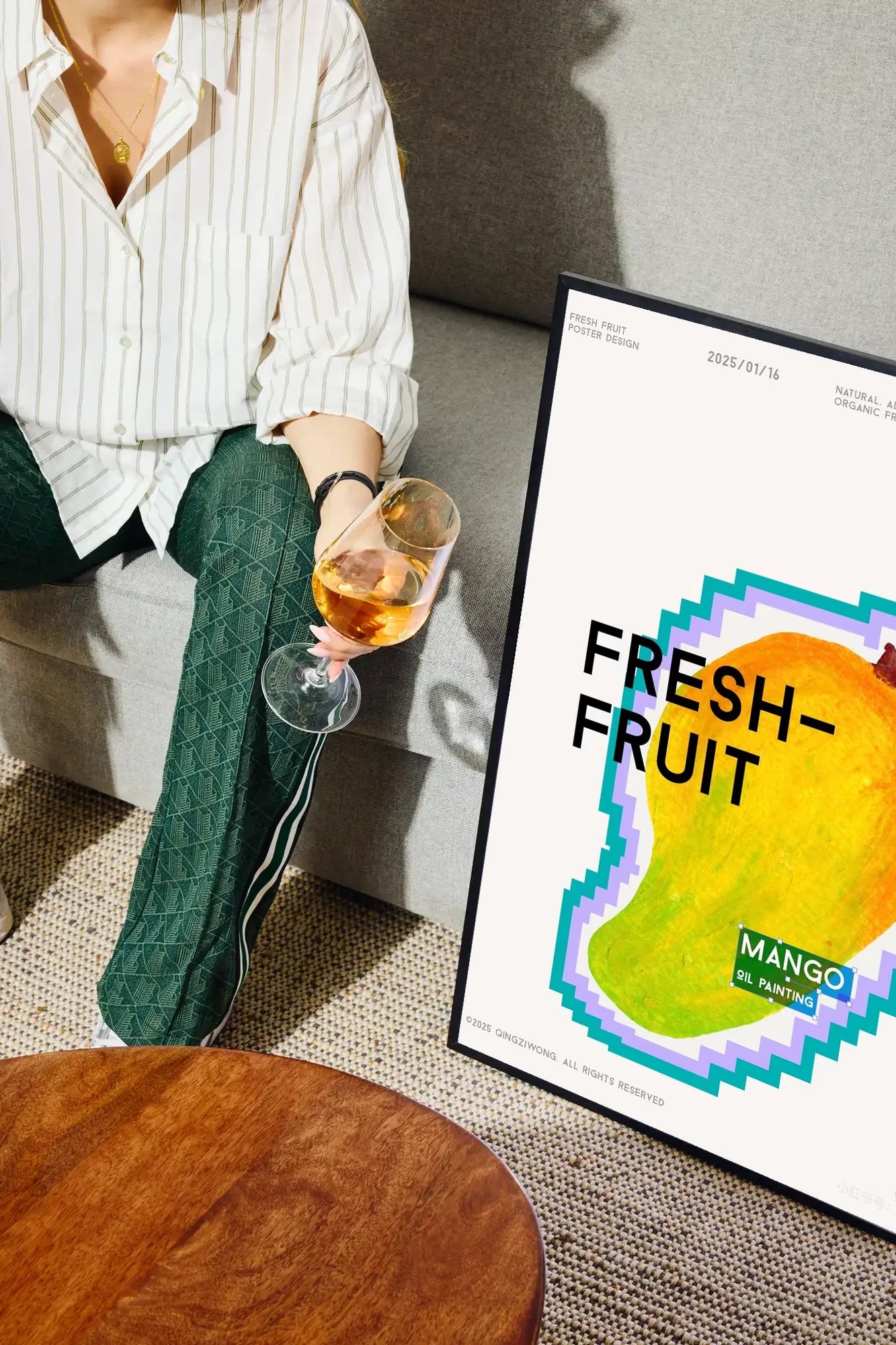 Pixel Sweet - drinkglass-sofa