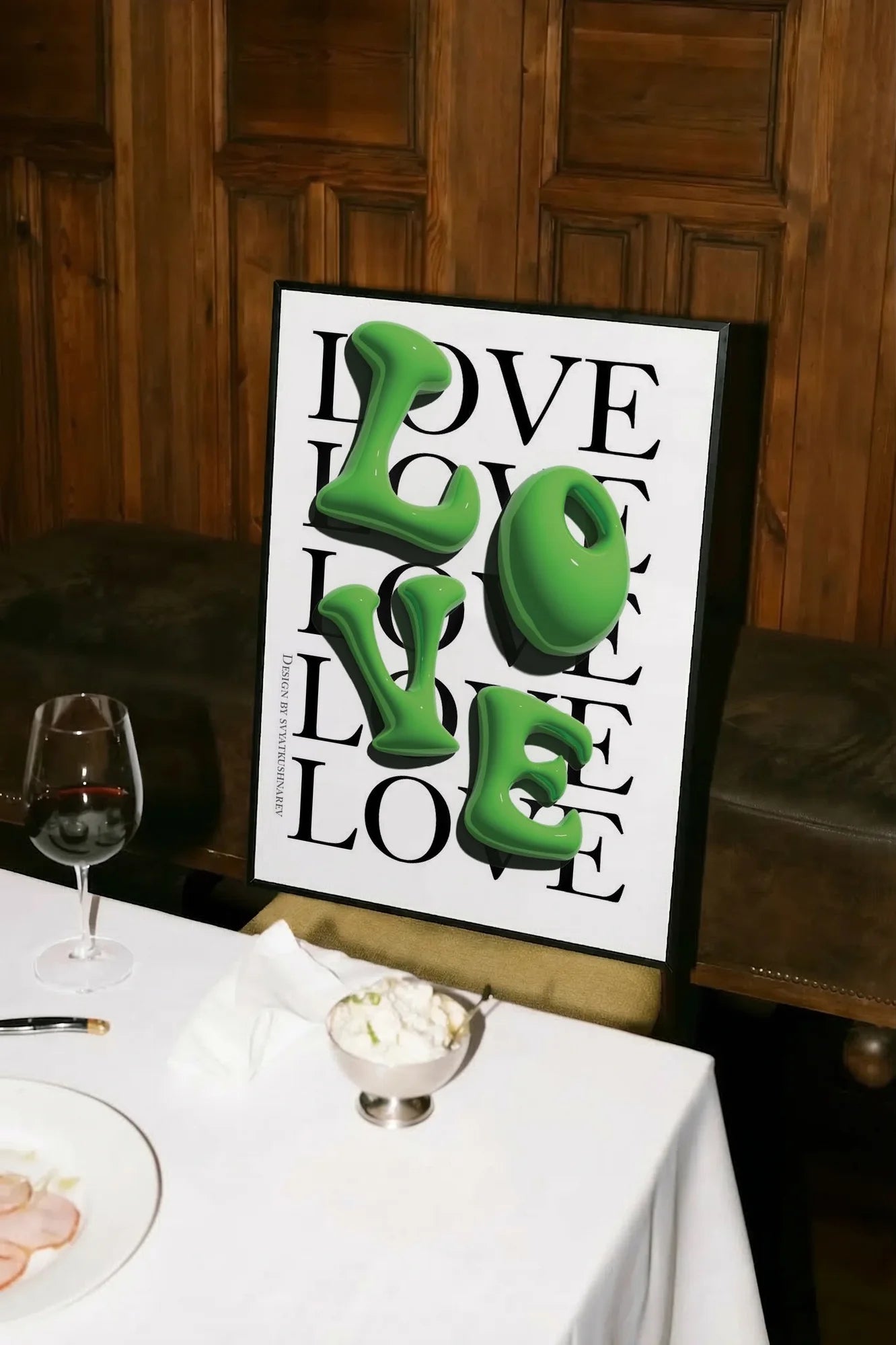 Glowing Love Grid - atarestotable