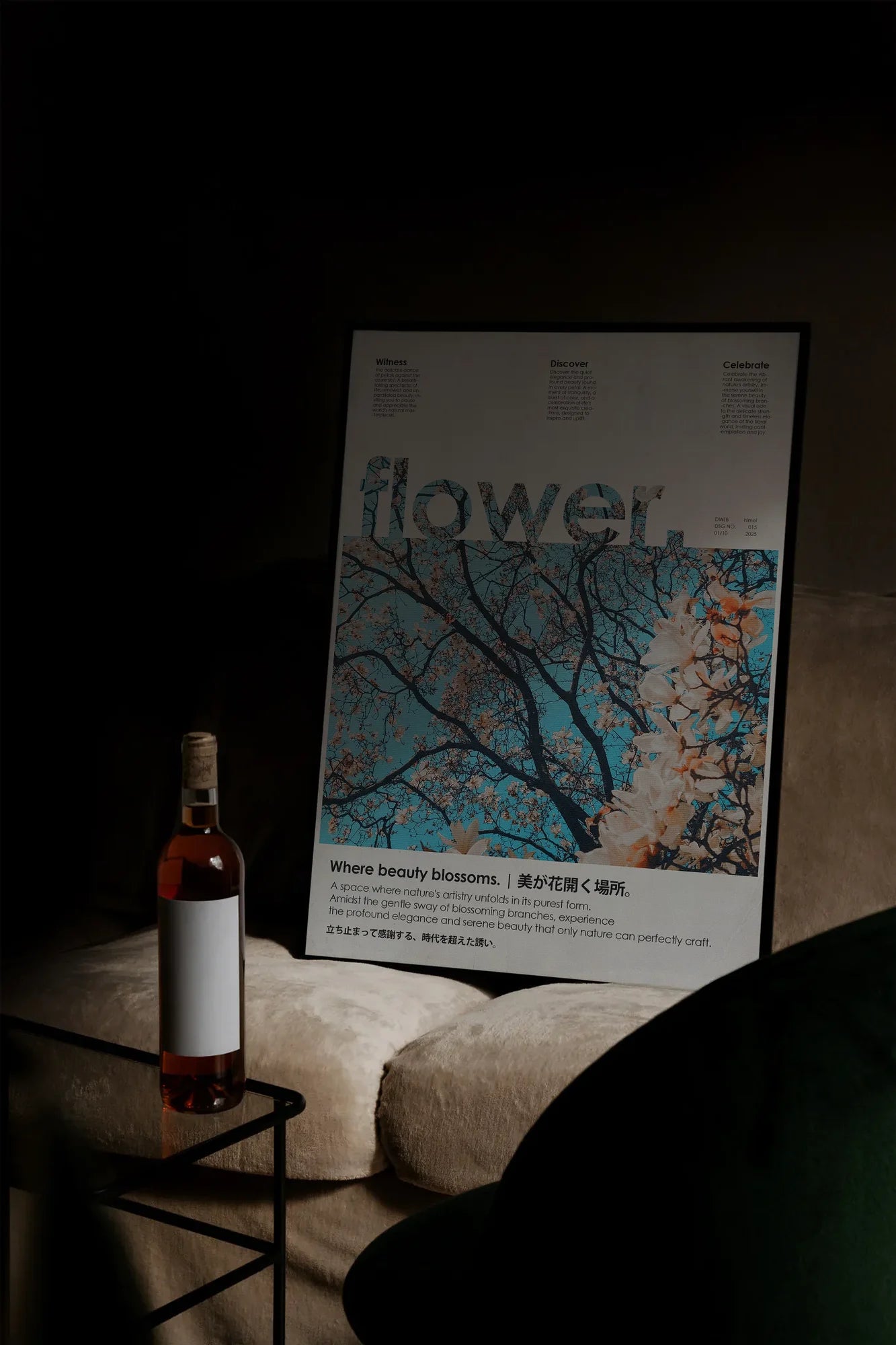 Blue Bloom - mockupsofa-dark