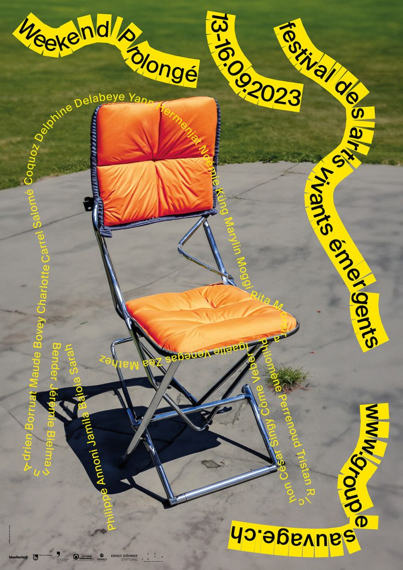 Orange Concrete Collage