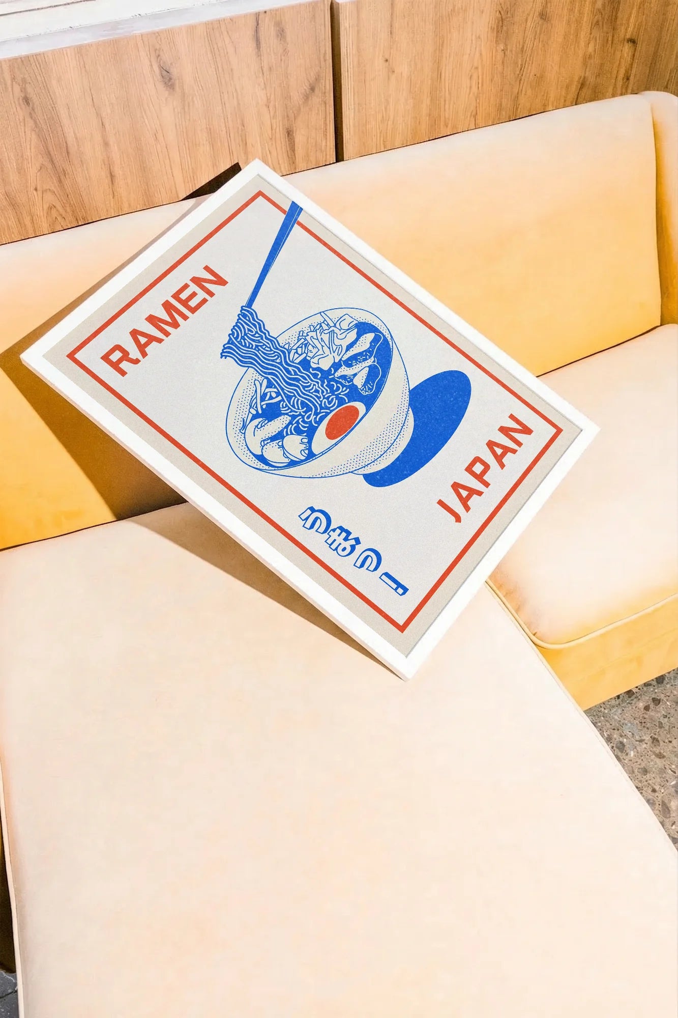 Ramen's Quiet Joy - sofajaune