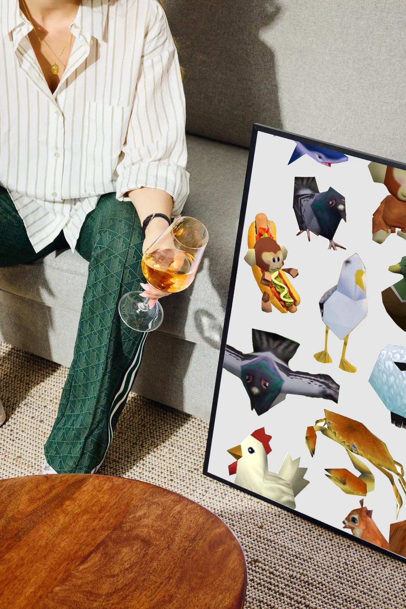Happy Collage - drinkglass-sofa