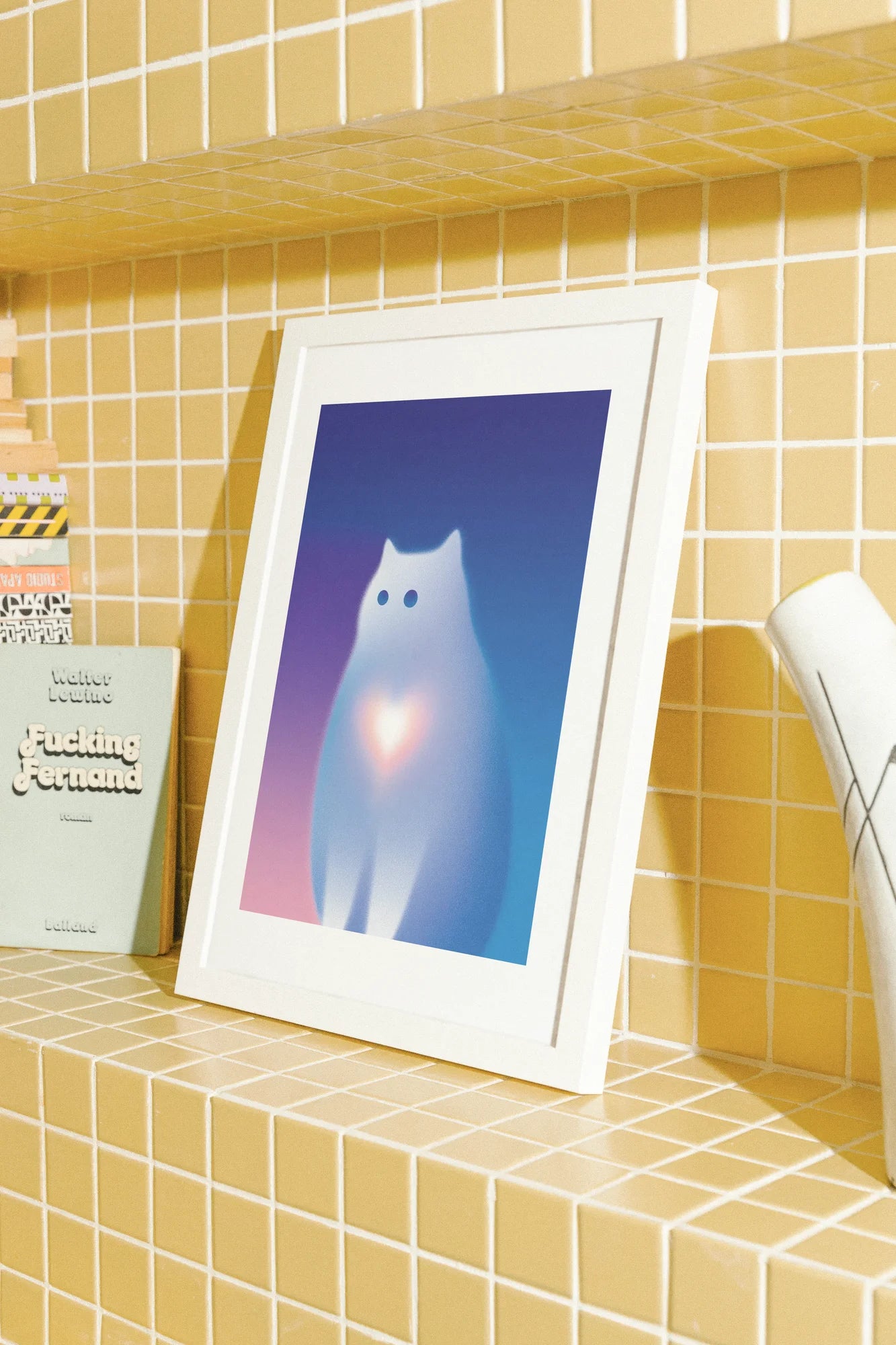 Glowing Feline Serenity