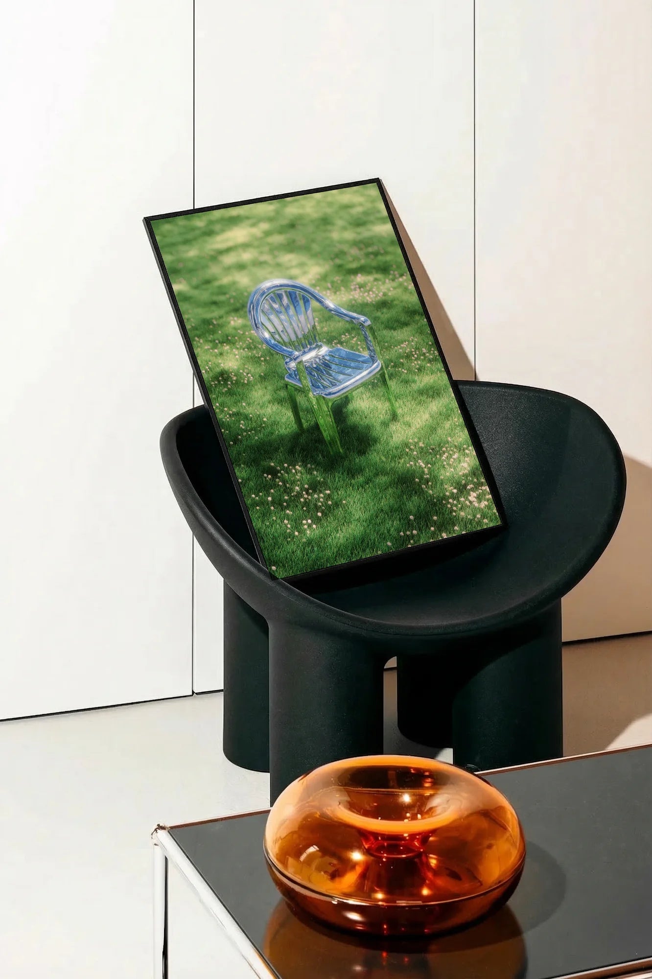 Blue Chair in Sunlight - onchair