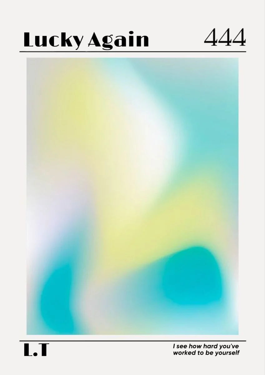 De doux dégradés se dissolvent en échos numériques, invitant à l'introspection à travers une harmonie tranquille de jaune et de sarcelle.. abstract, digital, minimalist, white, yellow