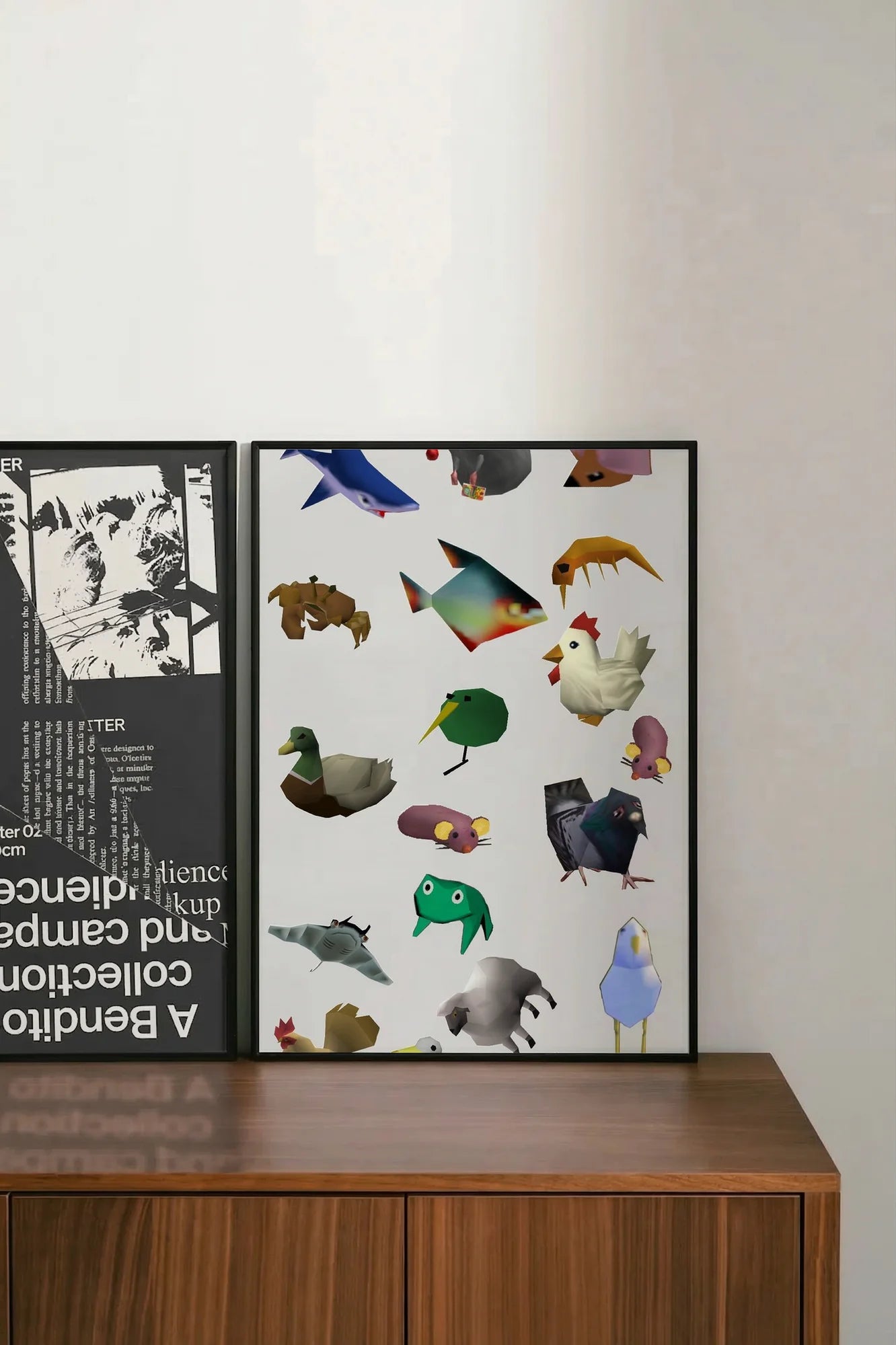 Whimsical Poly Grid - shelftwo