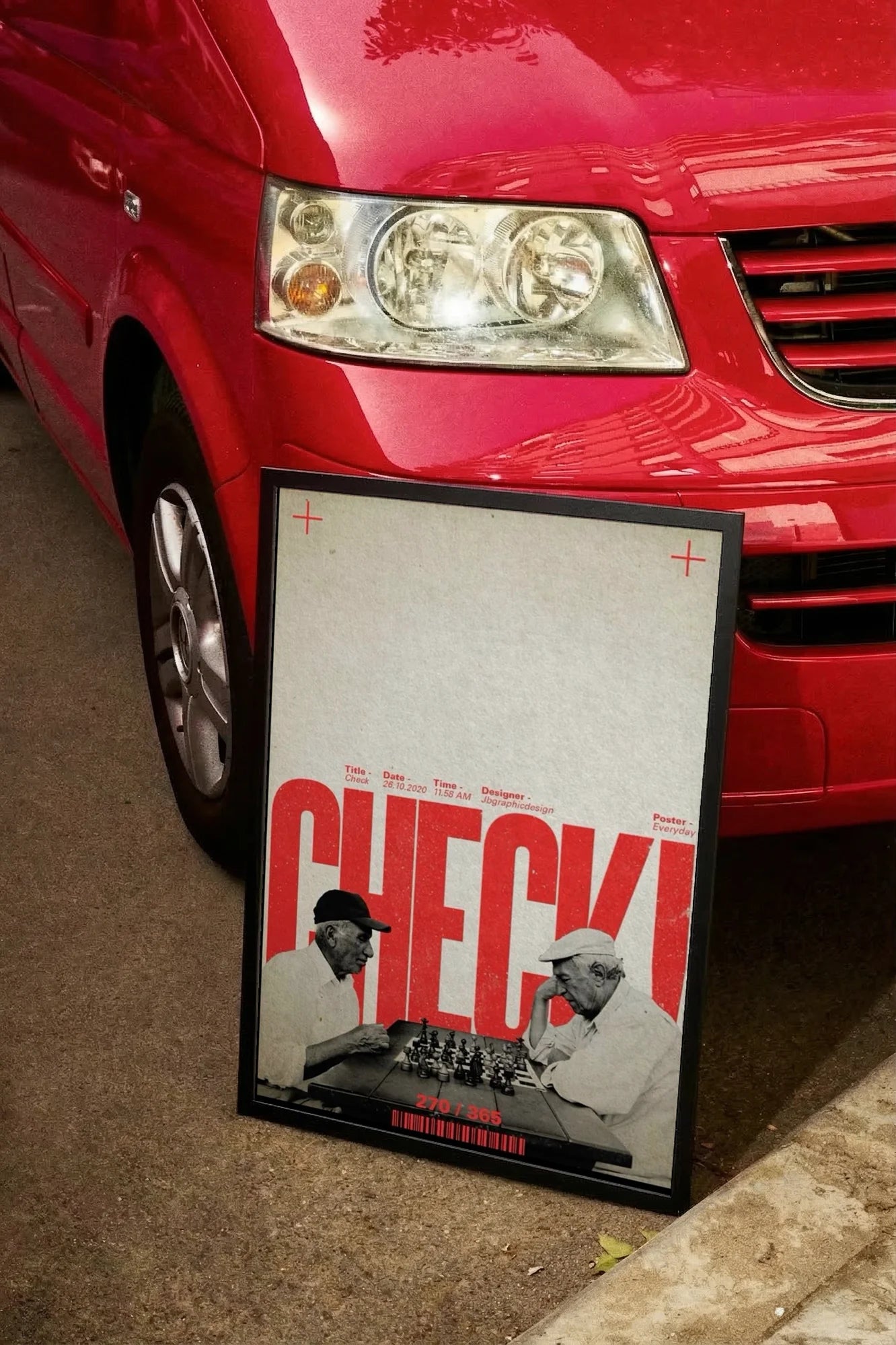 Chess in Red Light - carmockup