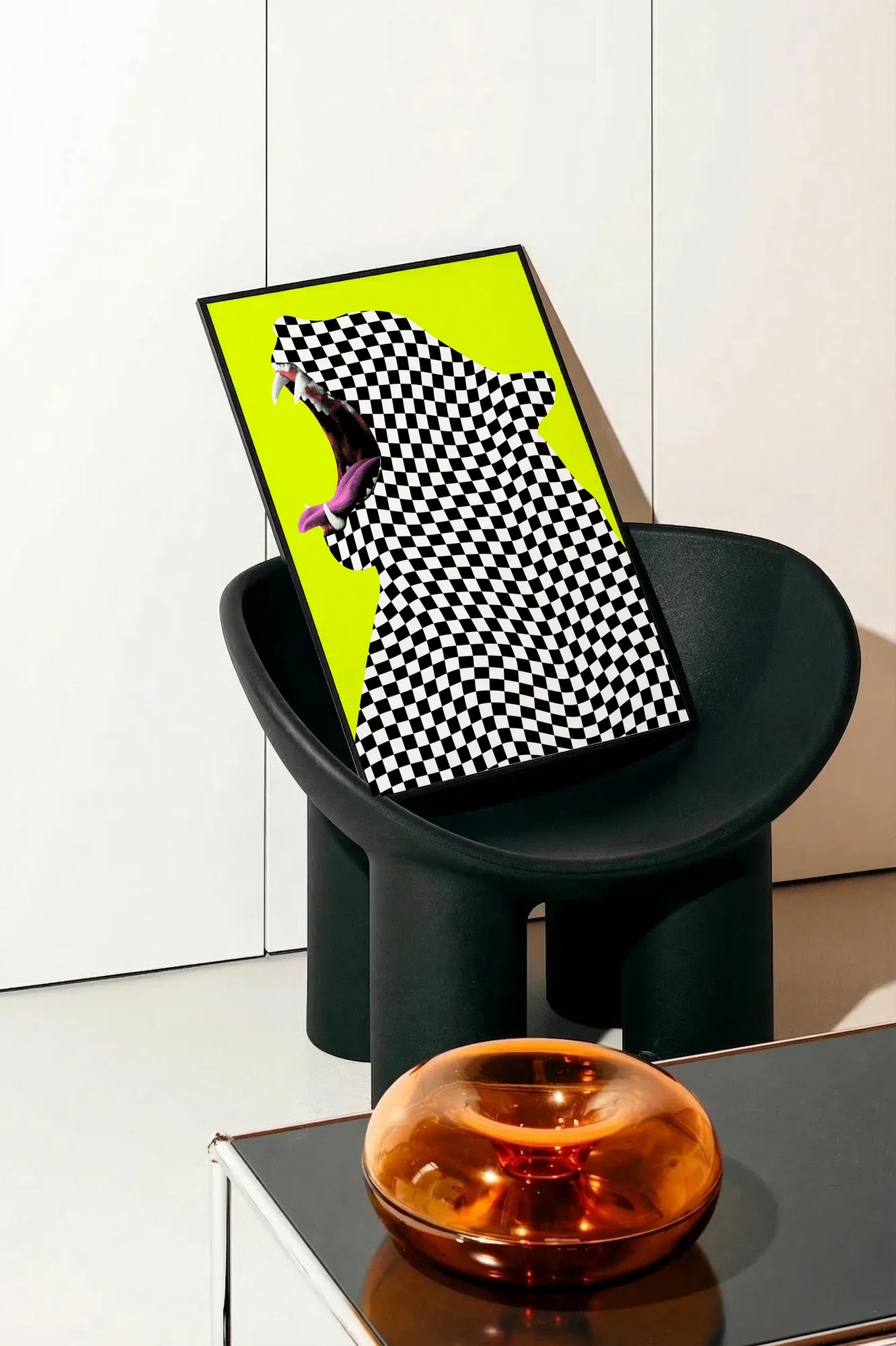 Yellow Tiger - onchair