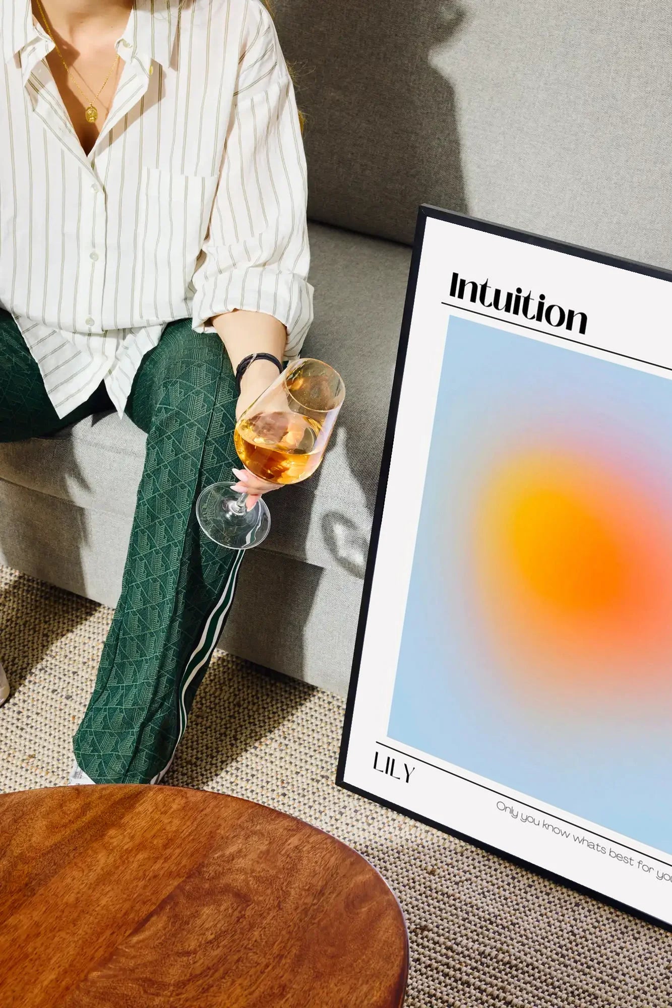 Sunny Calm - drinkglass-sofa