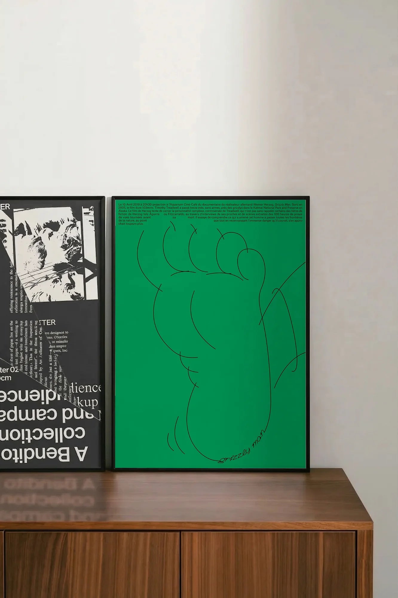 Green Ink Foot - shelftwo
