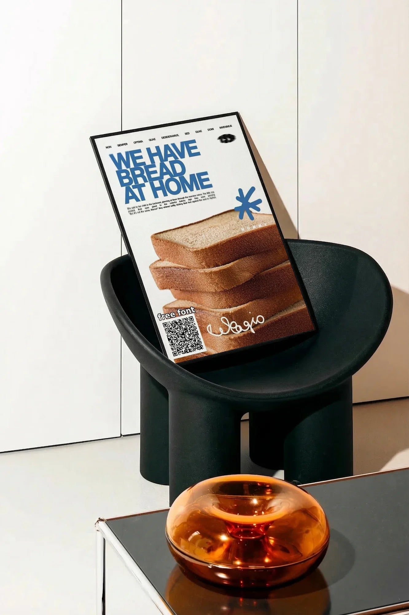Baked Blue - onchair