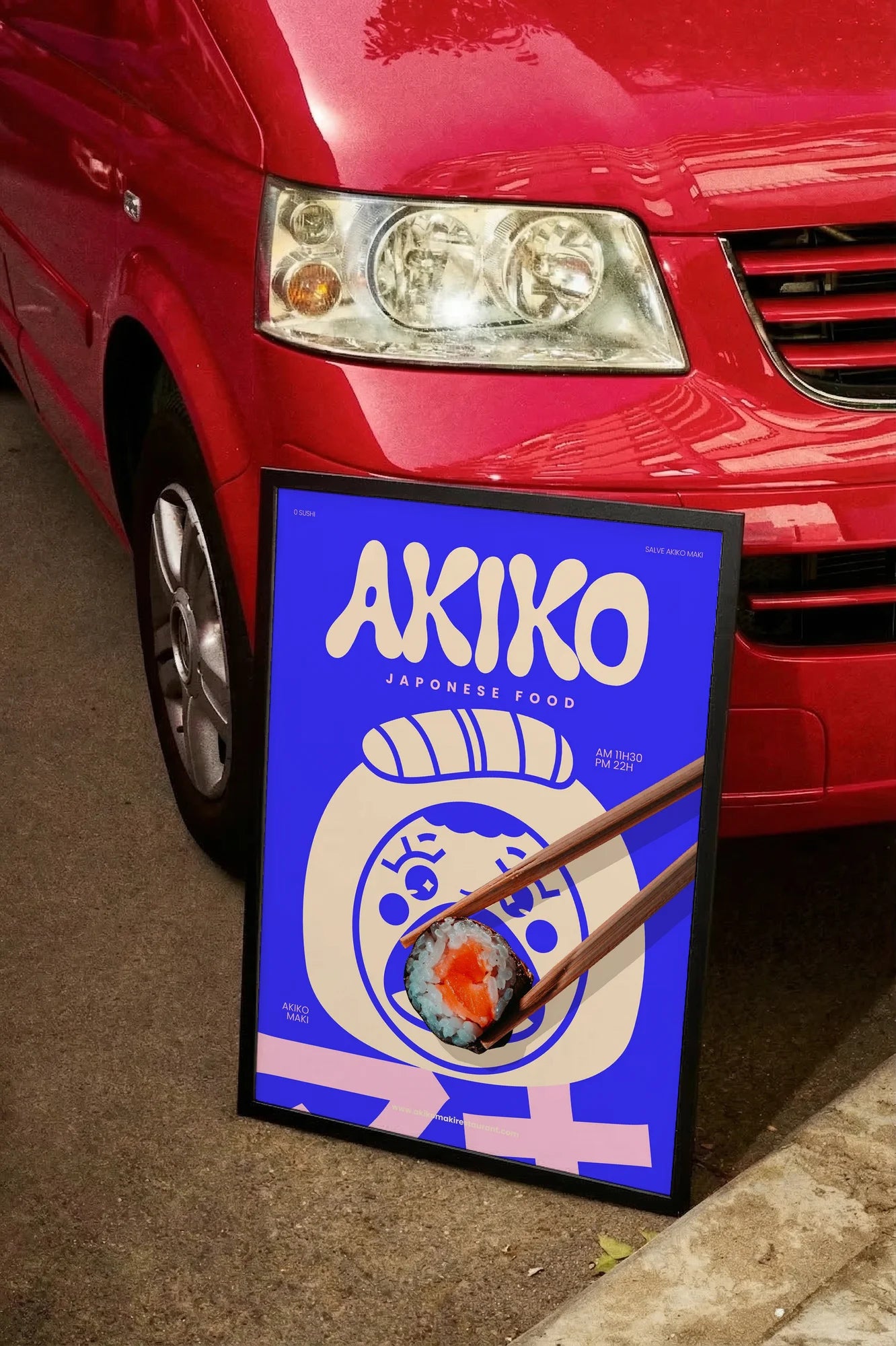 Akiko's Roll - carmockup