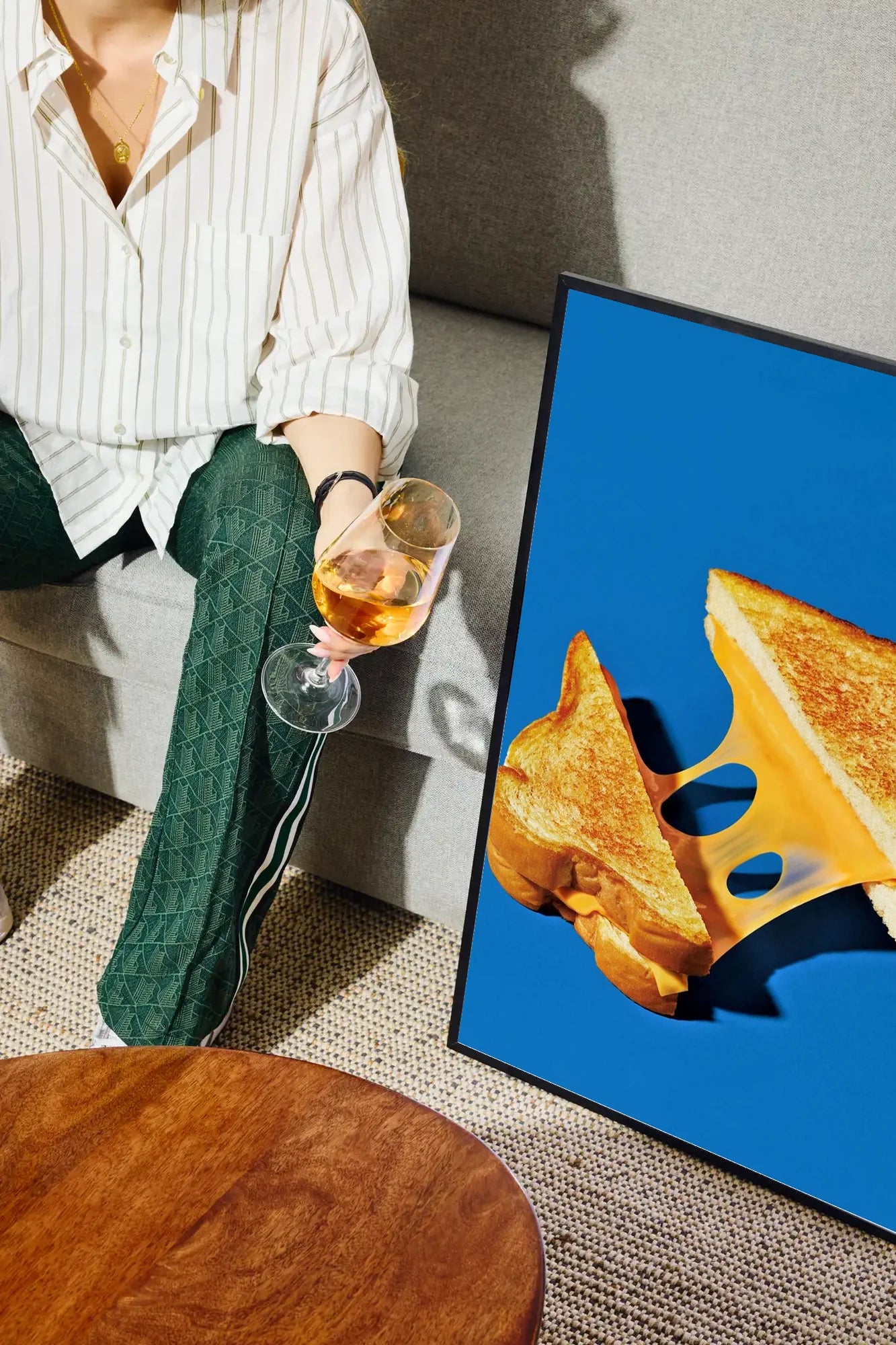 Golden Melt - drinkglass-sofa