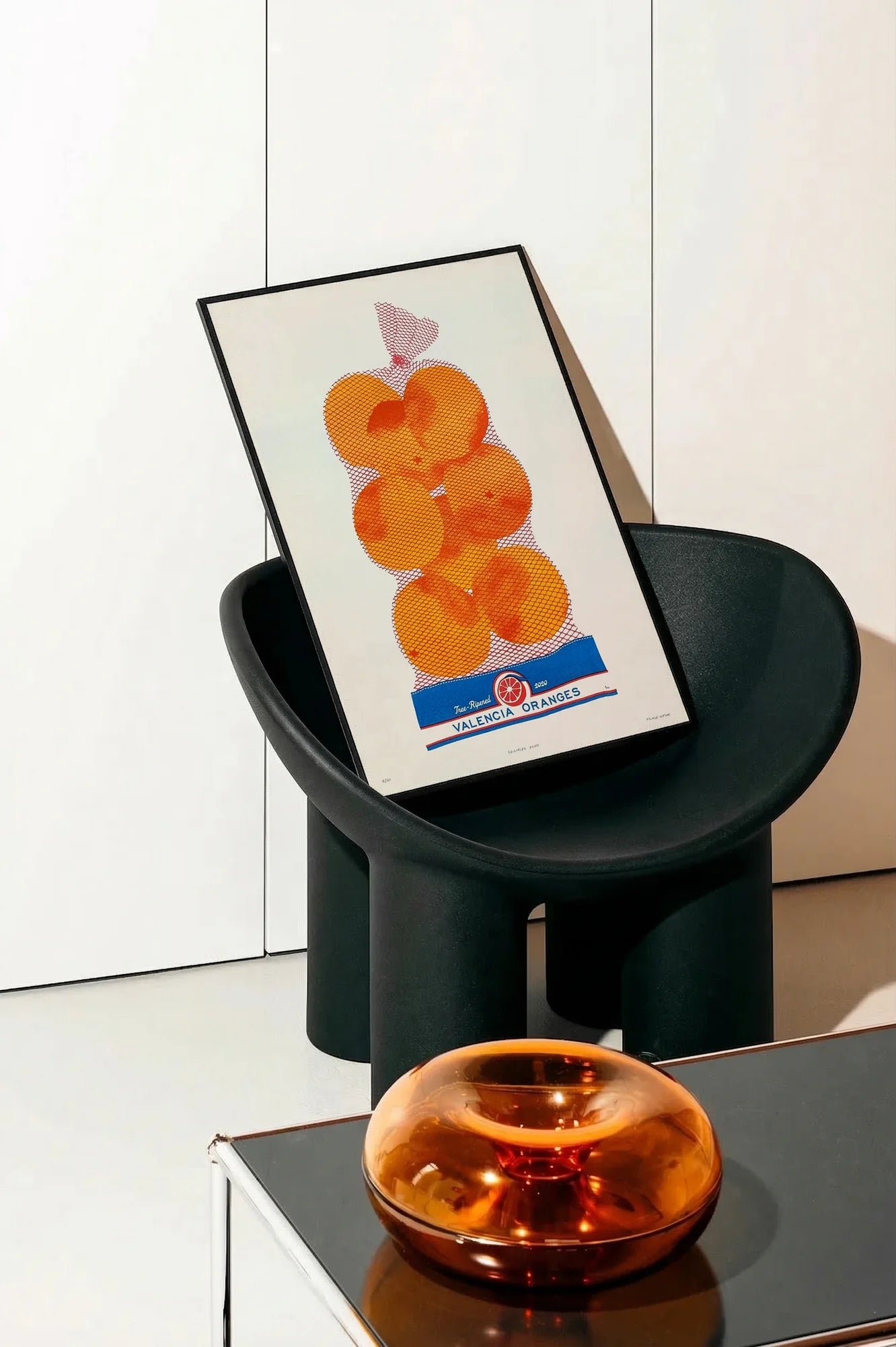 Orange Grid - onchair