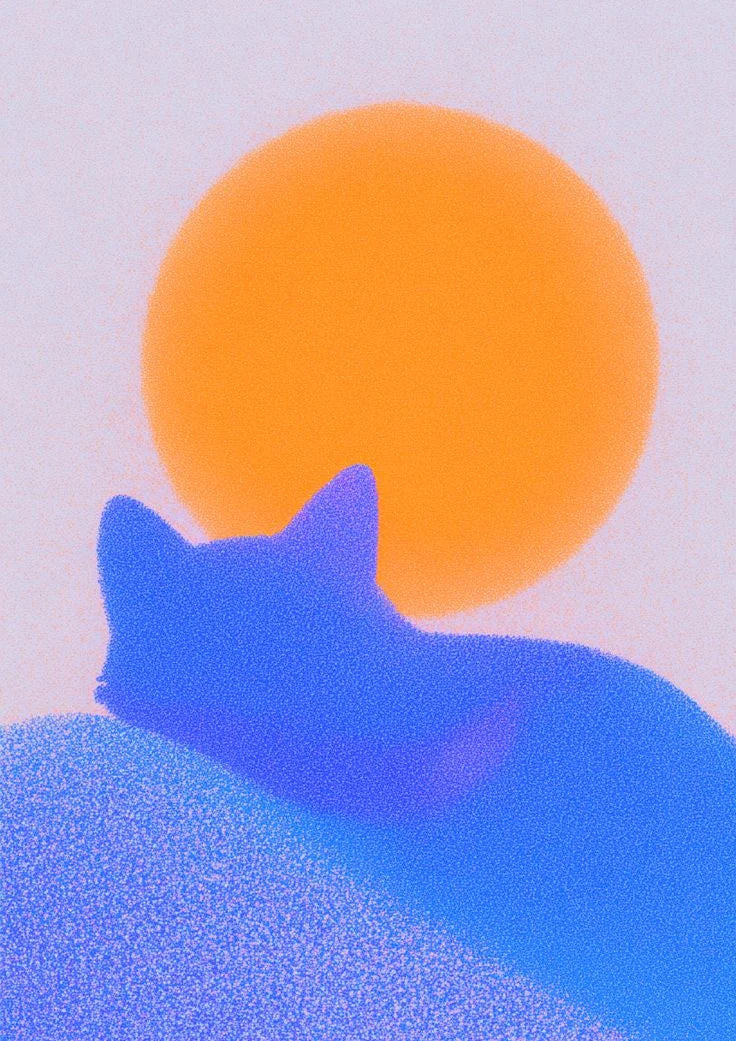 Blue Ghost and Sun