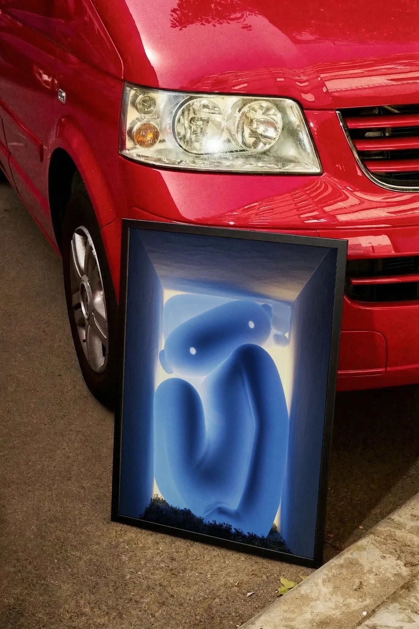 Blue Ethereal Dreams - carmockup