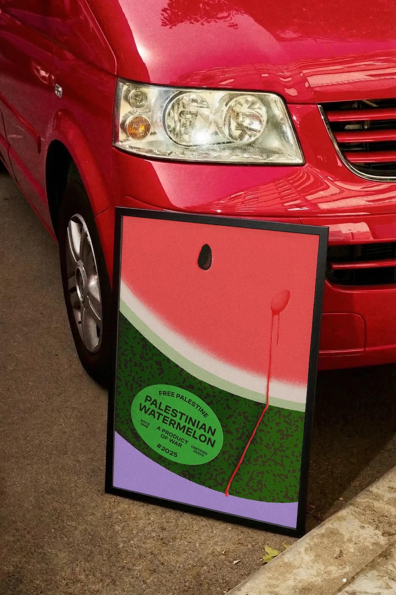 Pink Fruit of Conflict - carmockup