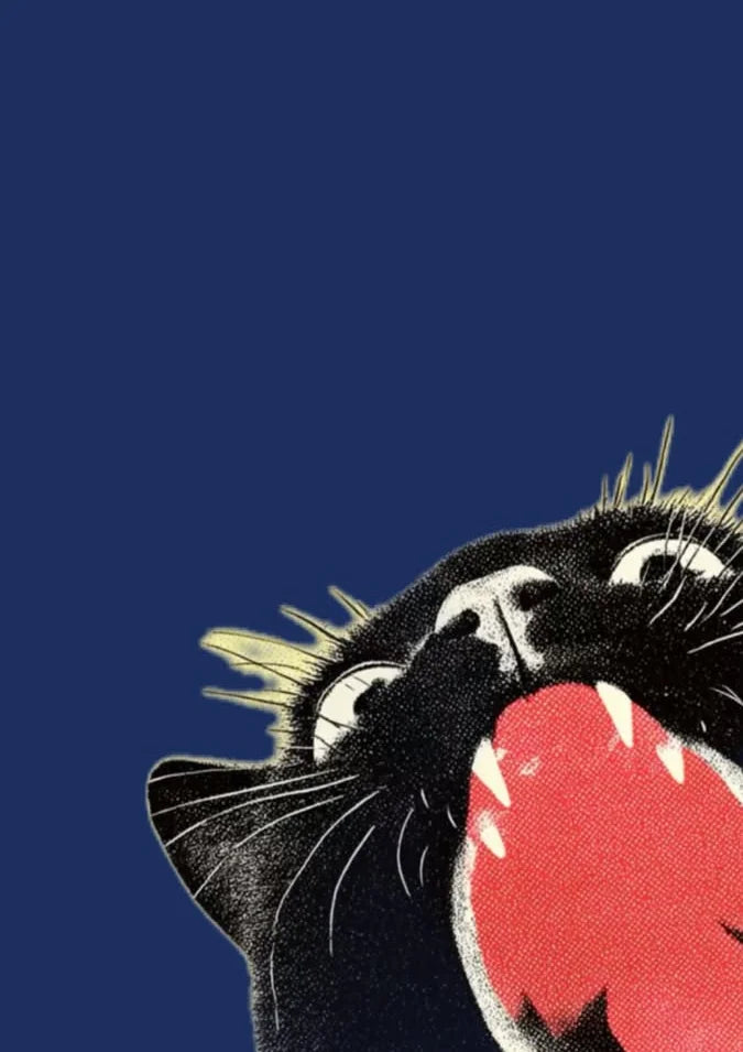 Red-Mouthed Ink Cat