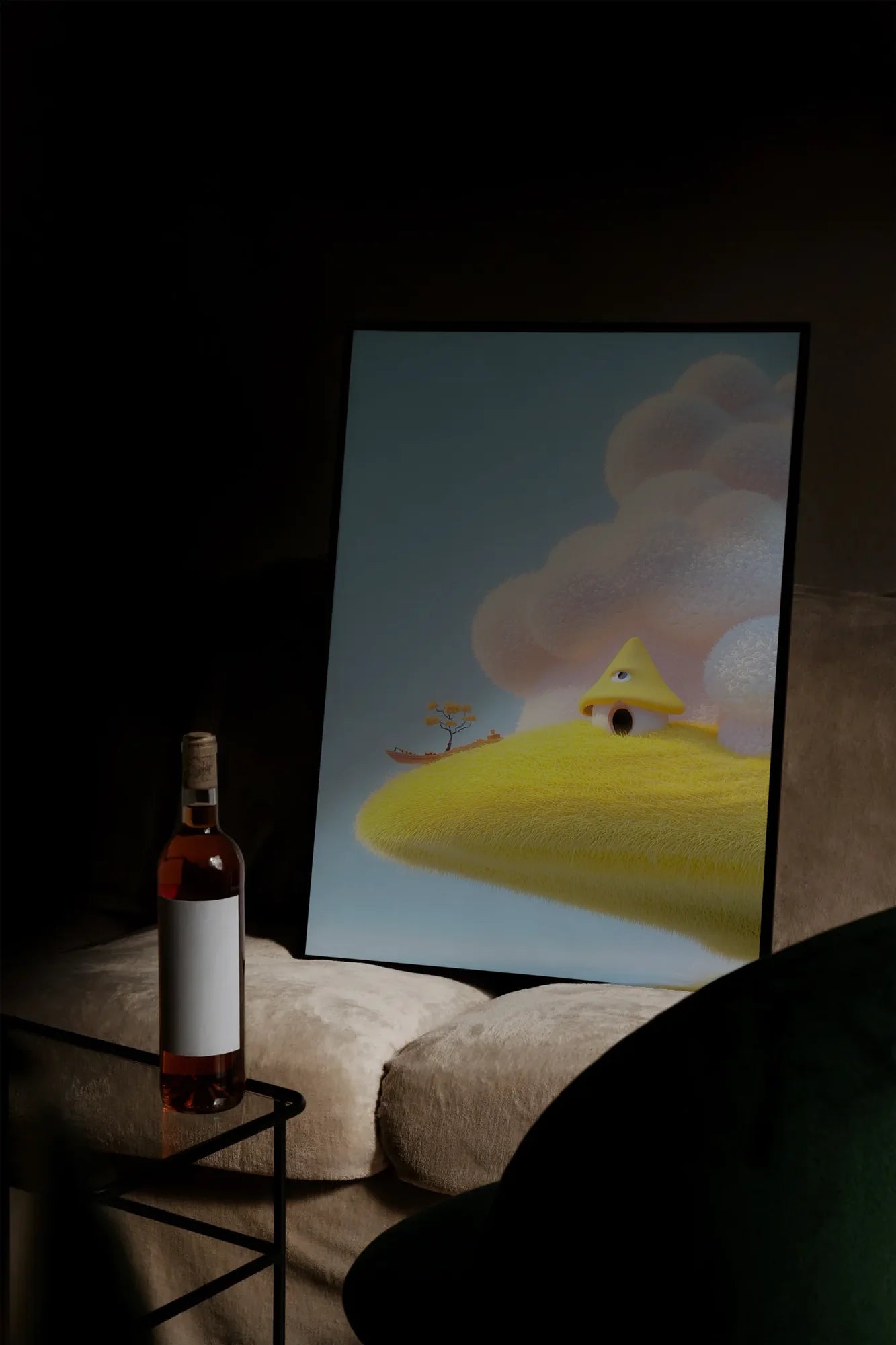 Floating Island - mockupsofa-dark