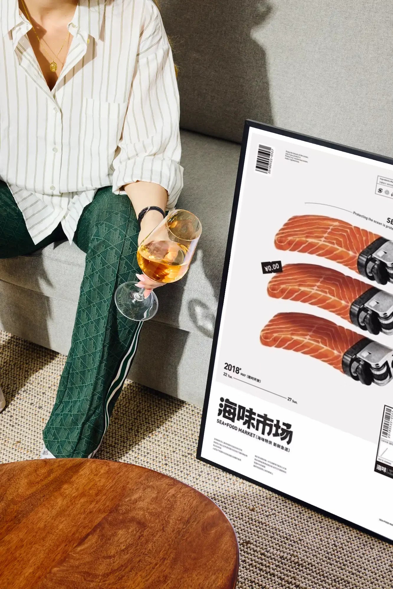 Sushi Lenses - drinkglass-sofa