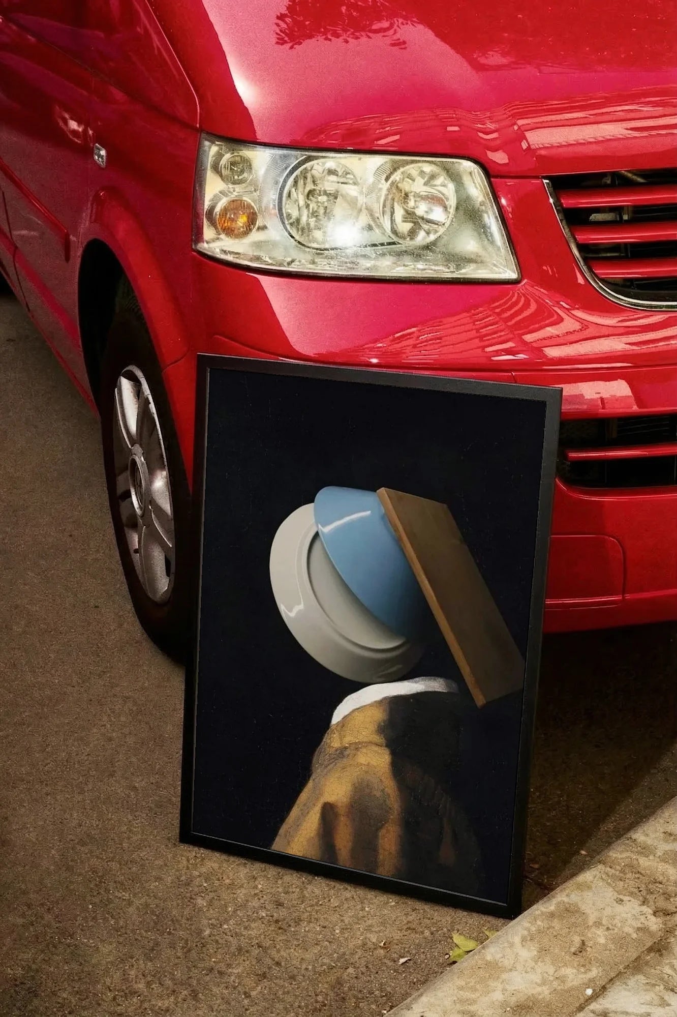 Surreal Plate Still Life - carmockup