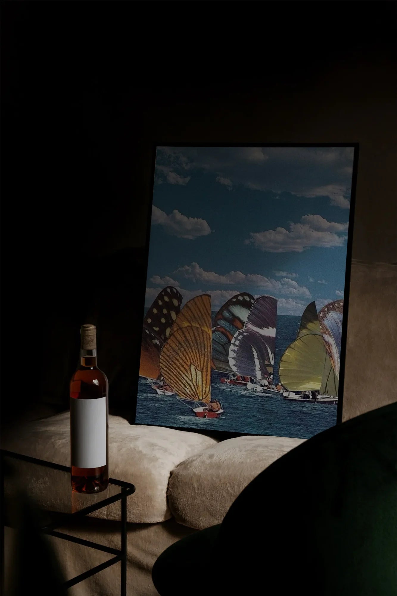 Boats on Blue - mockupsofa-dark