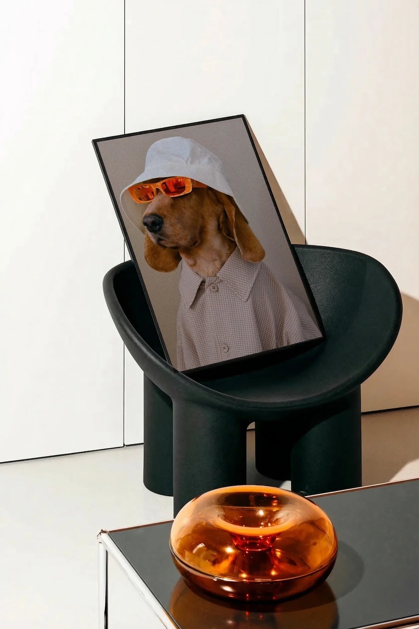 Doggy Checkered - onchair