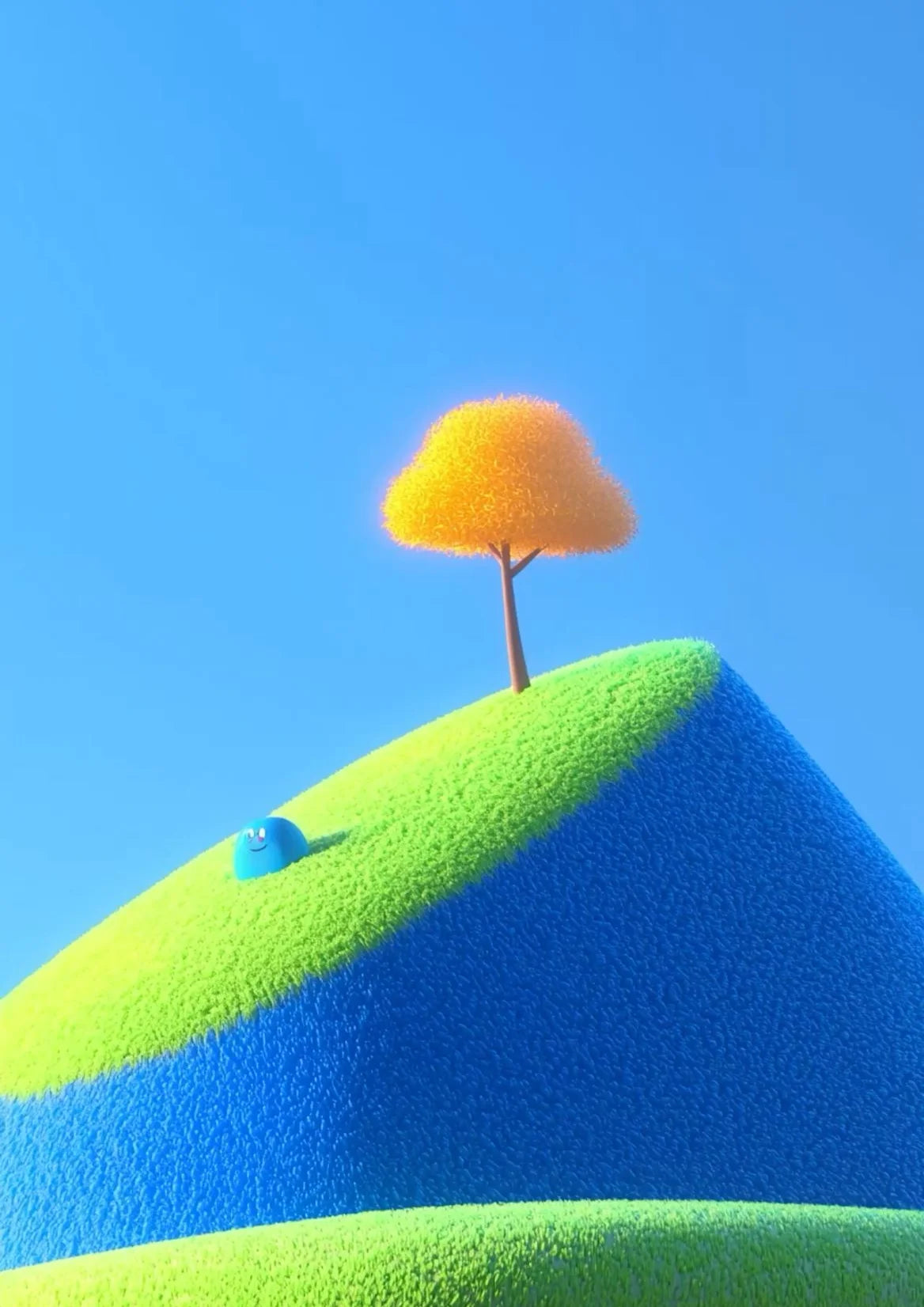 Vibrant Hillside