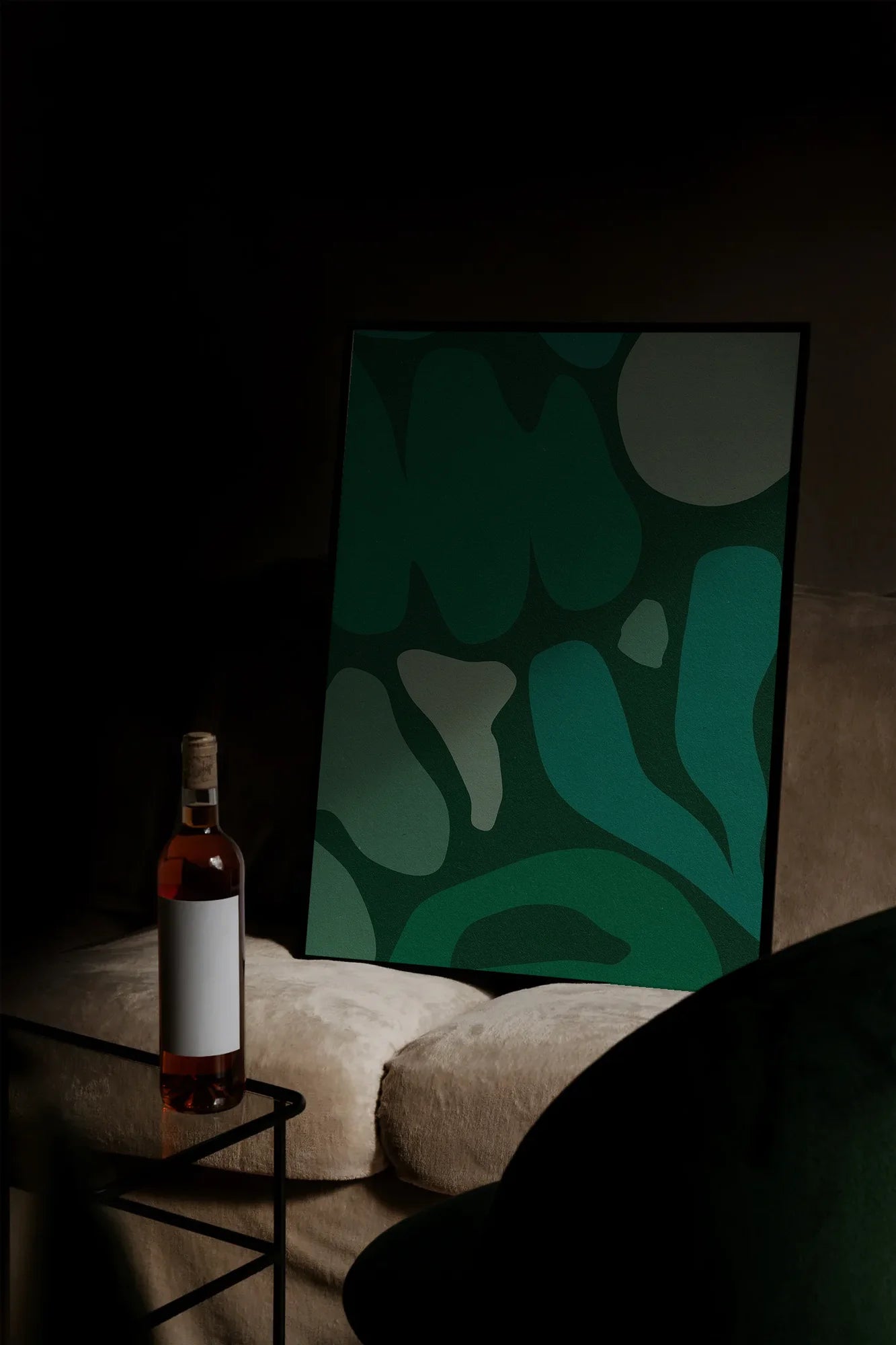 Green Serenity - mockupsofa-dark