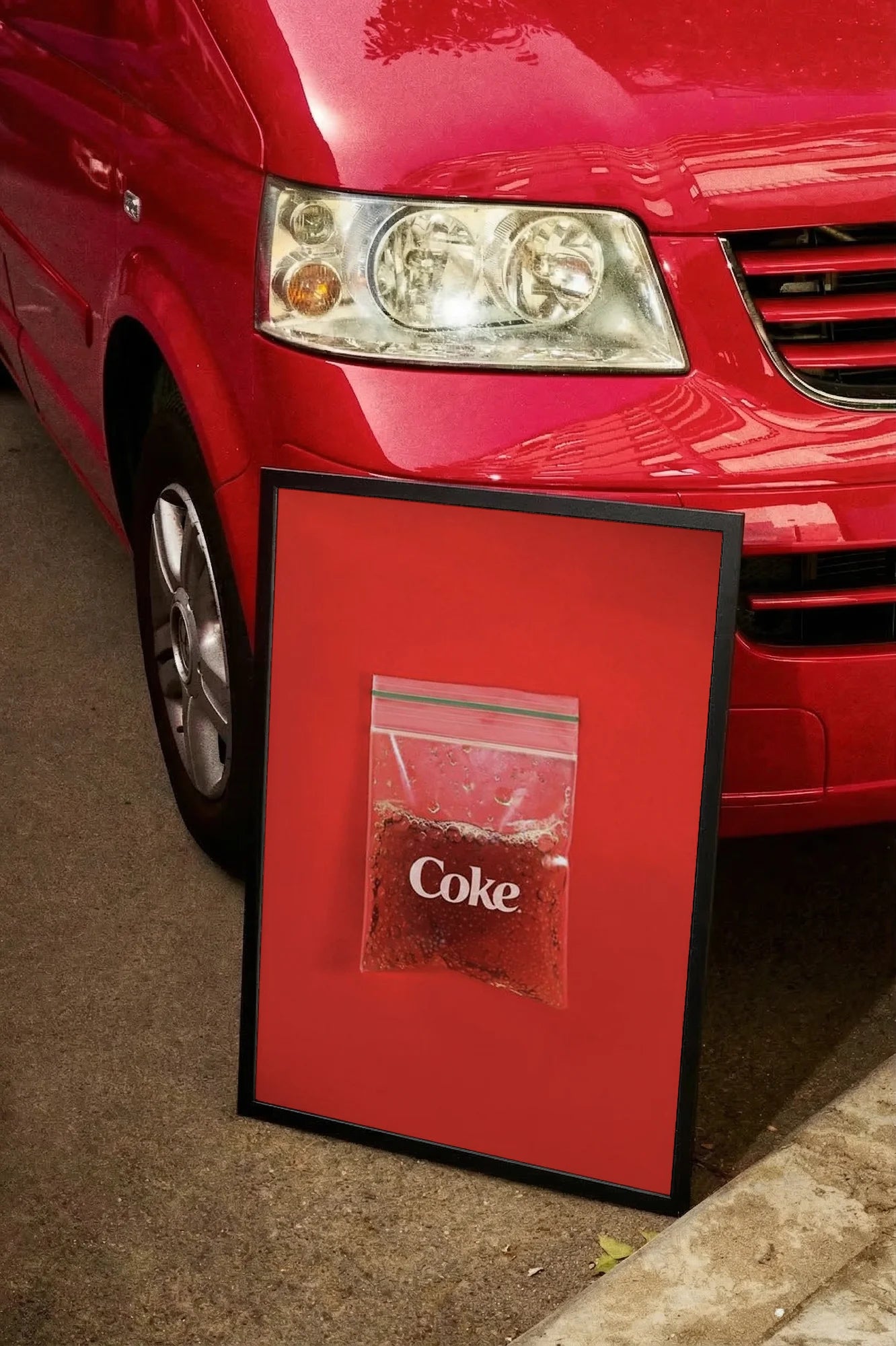Glass Red - carmockup