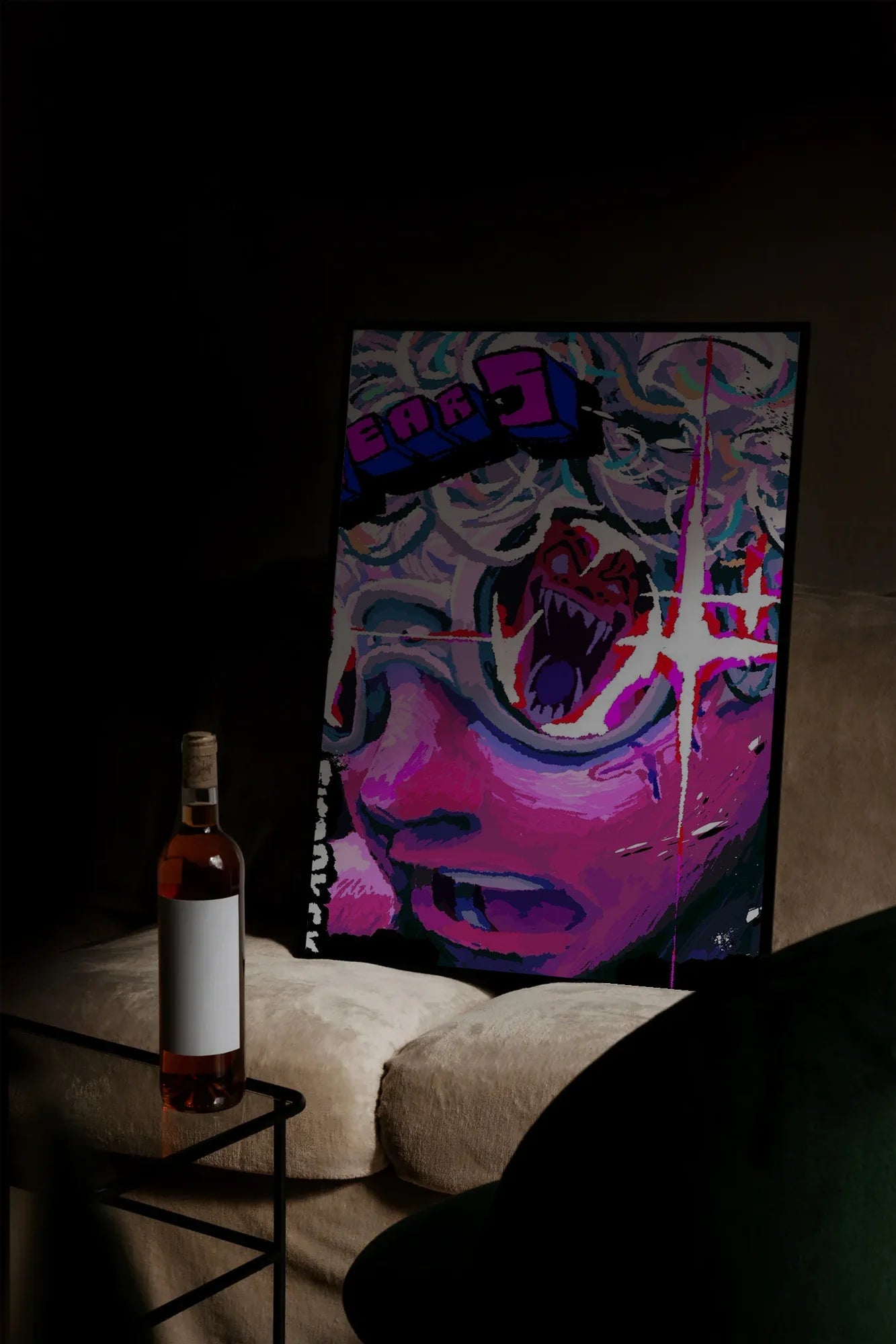 Glitch Heart - mockupsofa-dark