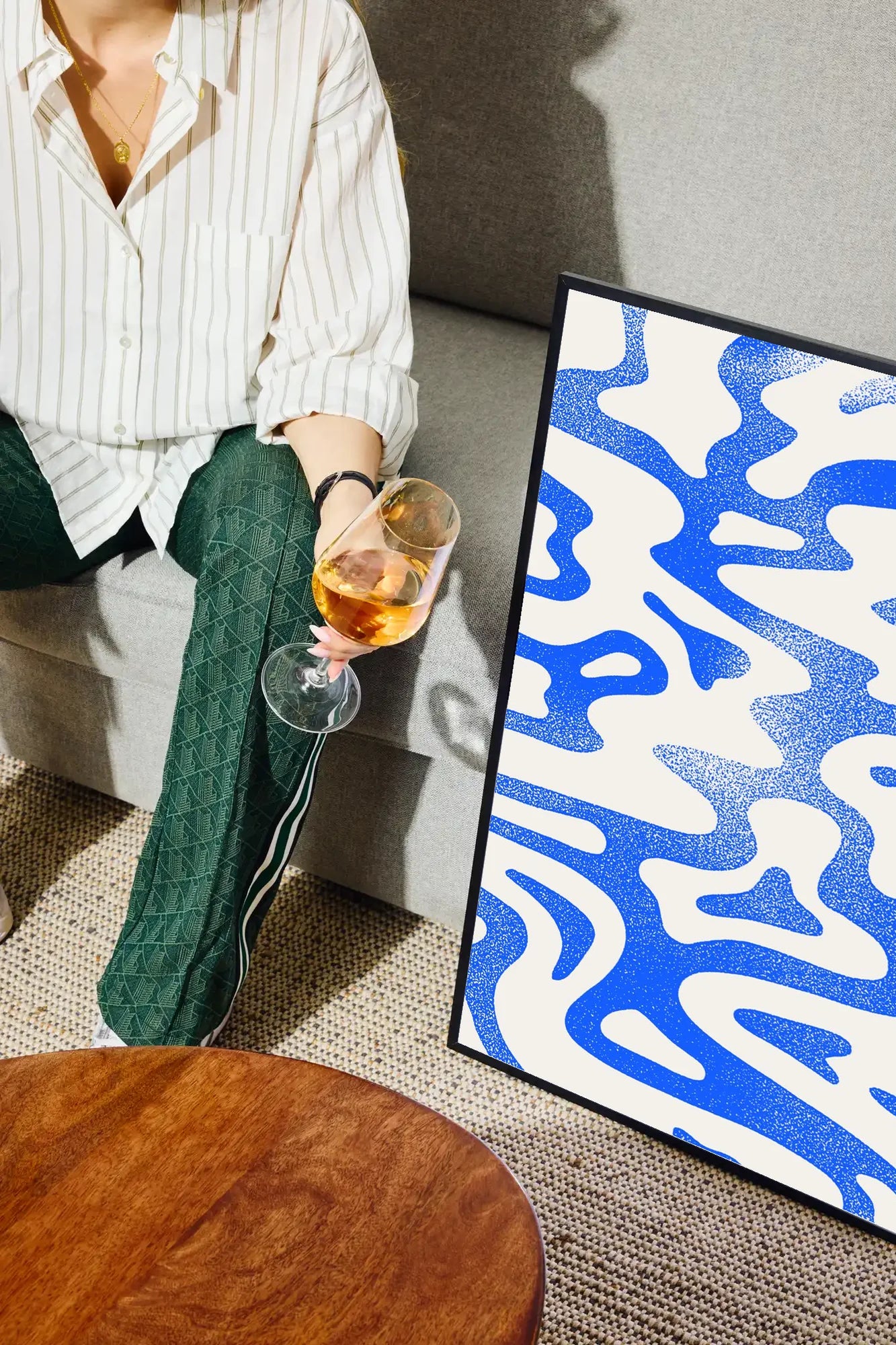 Fluid Geometry - drinkglass-sofa