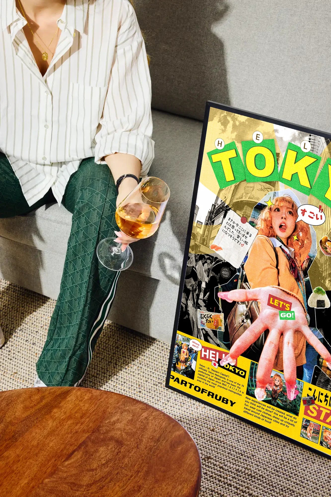 Tokyo Pulse - drinkglass-sofa