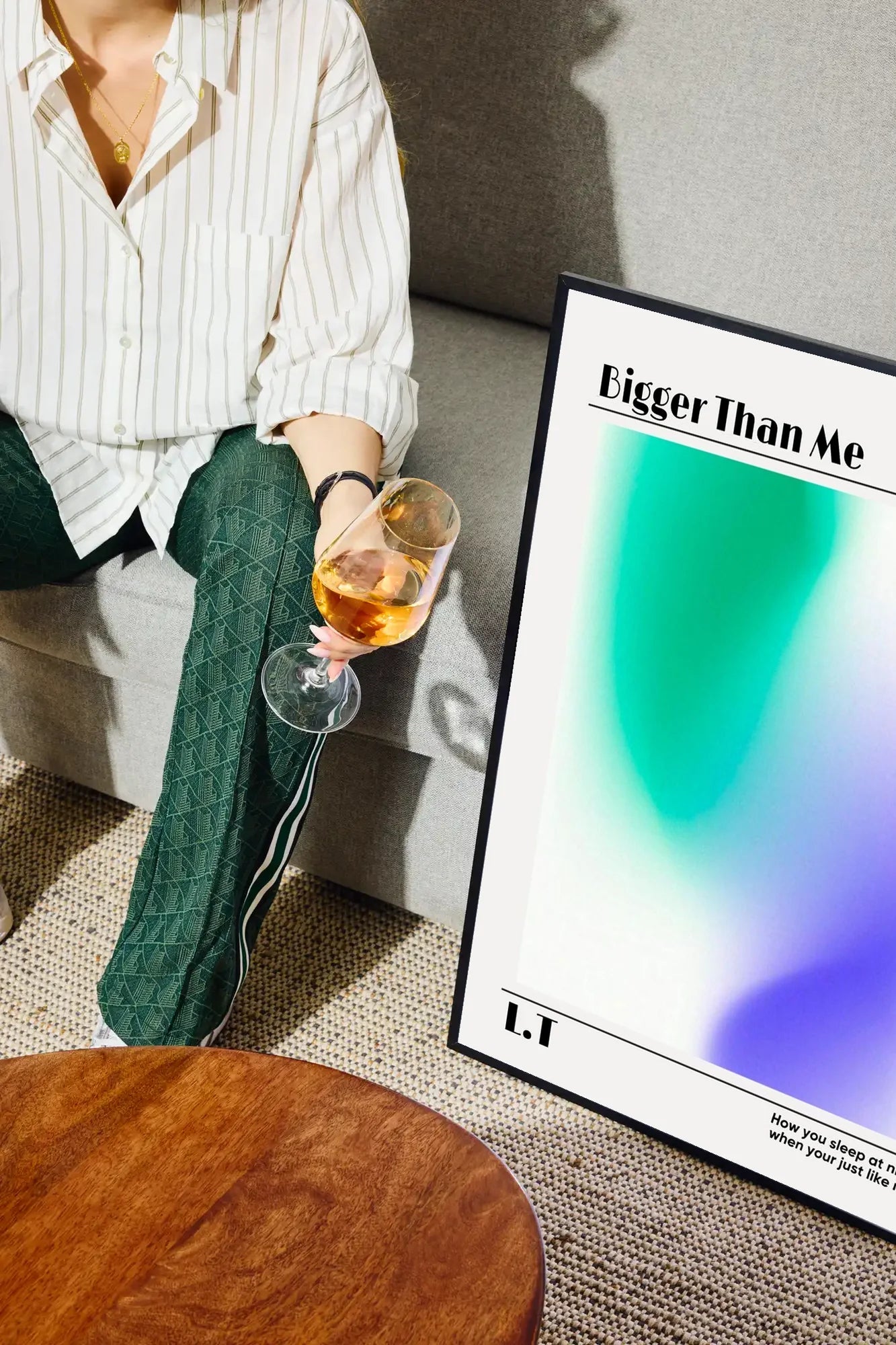 Beyond the Self - drinkglass-sofa