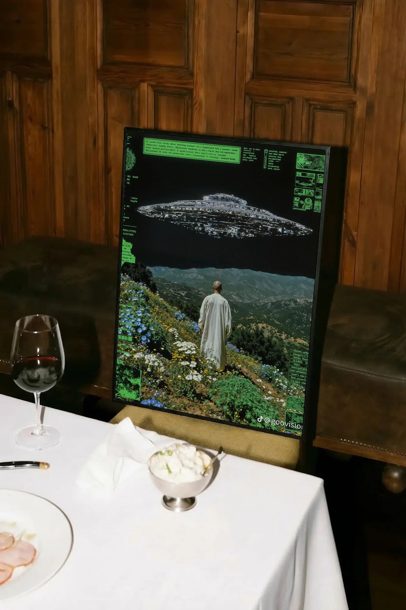 Monk and UFO on Hill - atarestotable