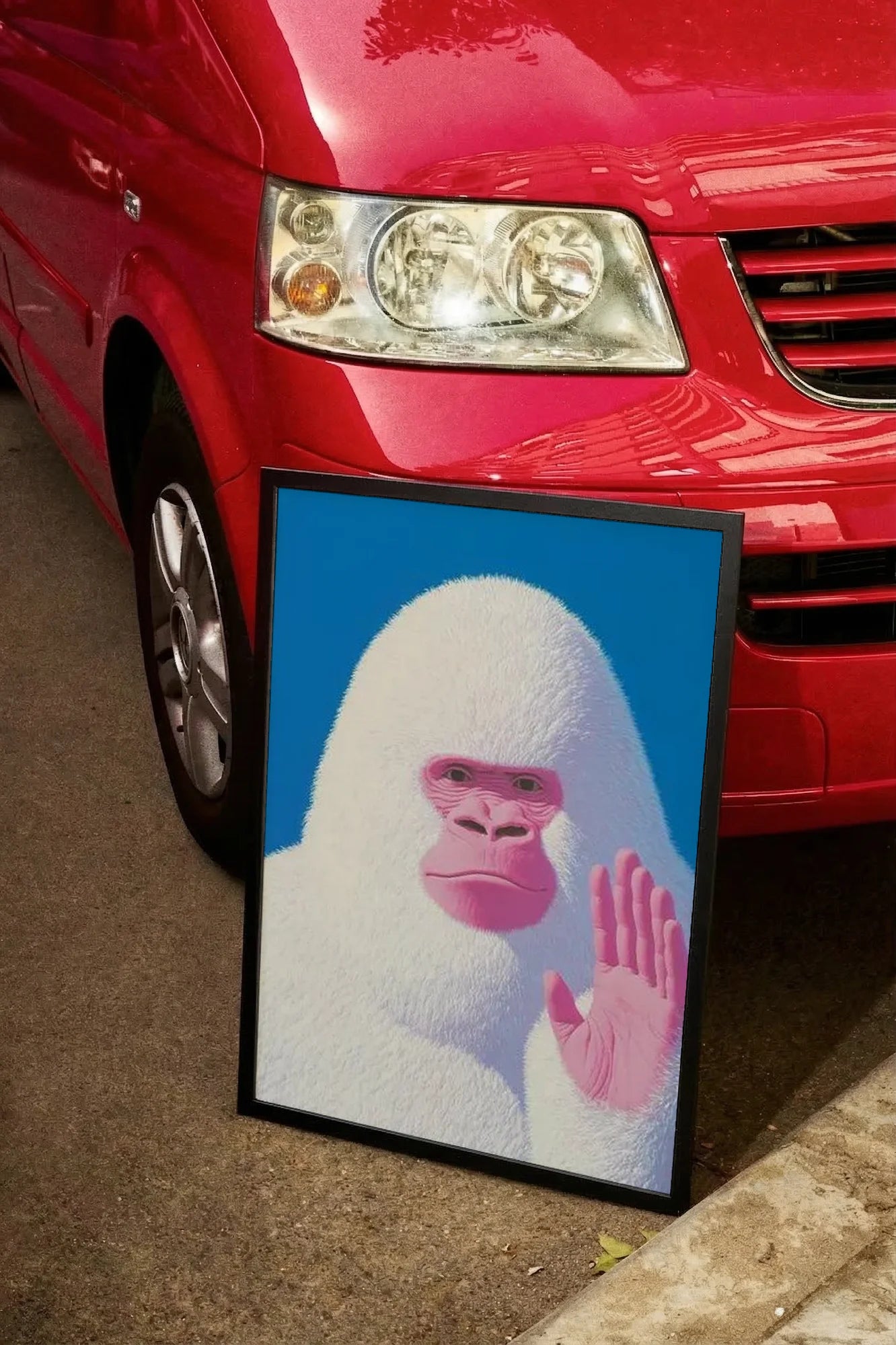 Surreal Gorilla - carmockup