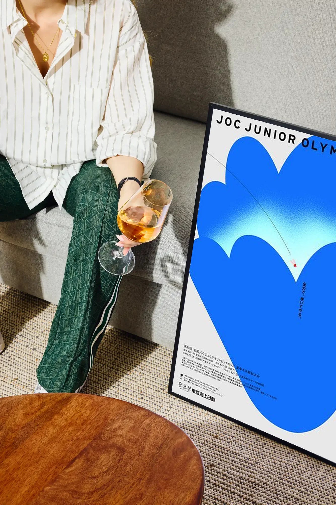 Blue Breath - drinkglass-sofa