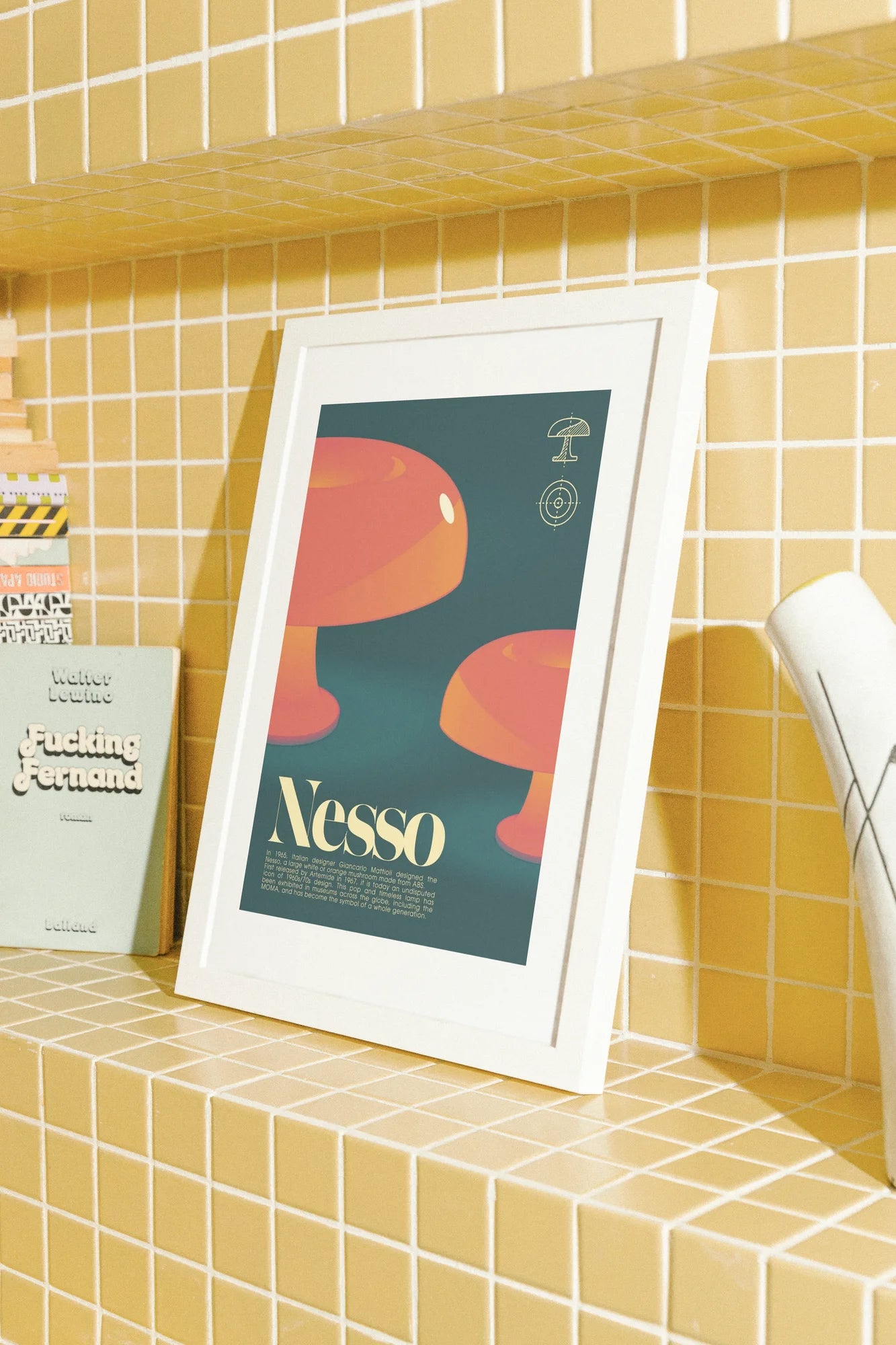 Geometric Red Mushrooms