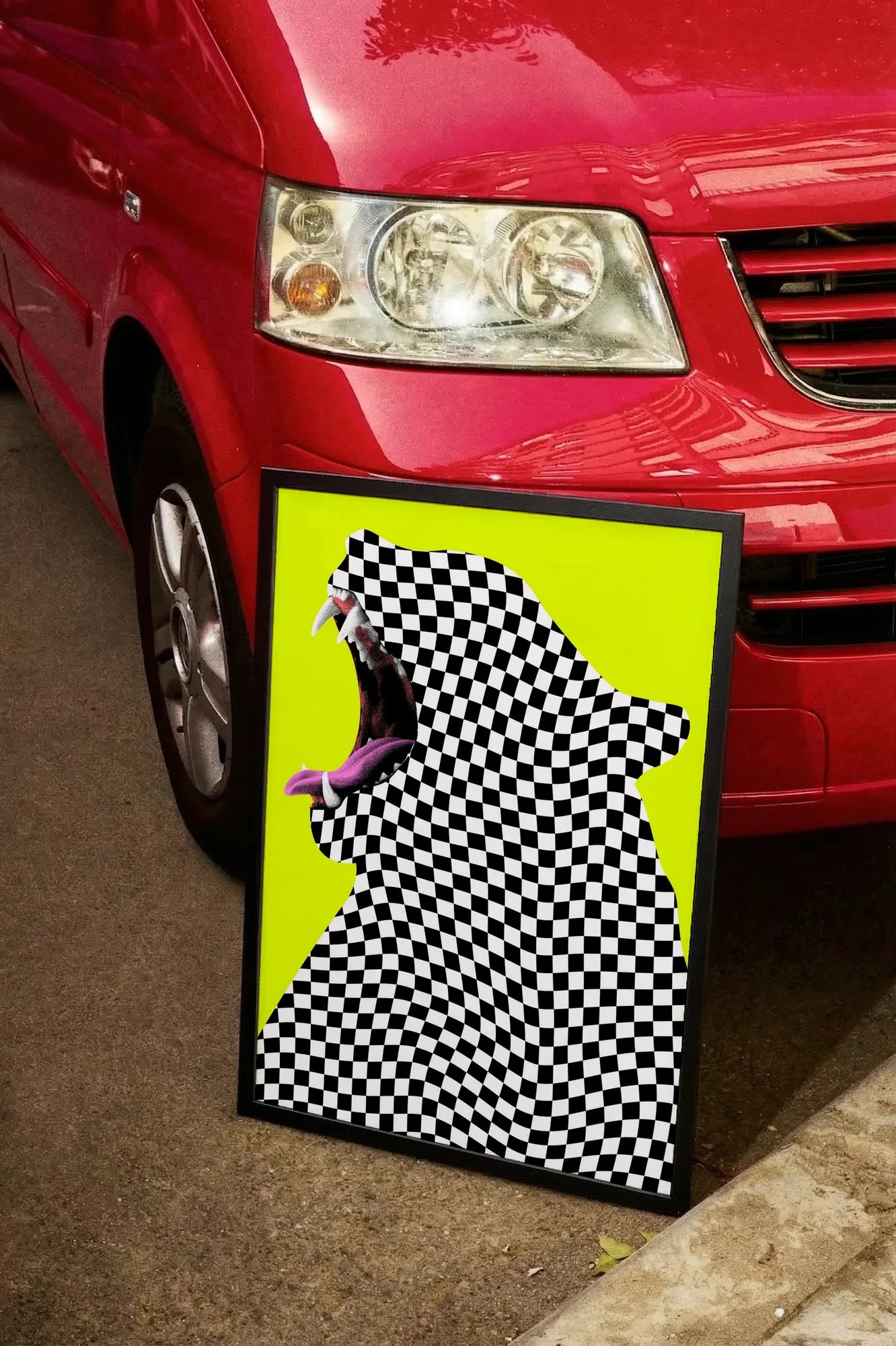 Yellow Tiger - carmockup