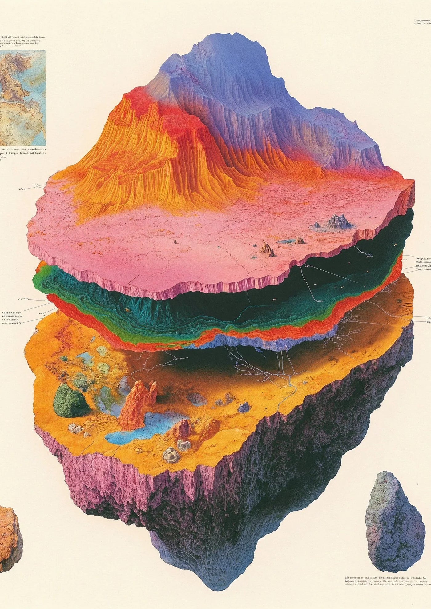Surreal Cake Peaks