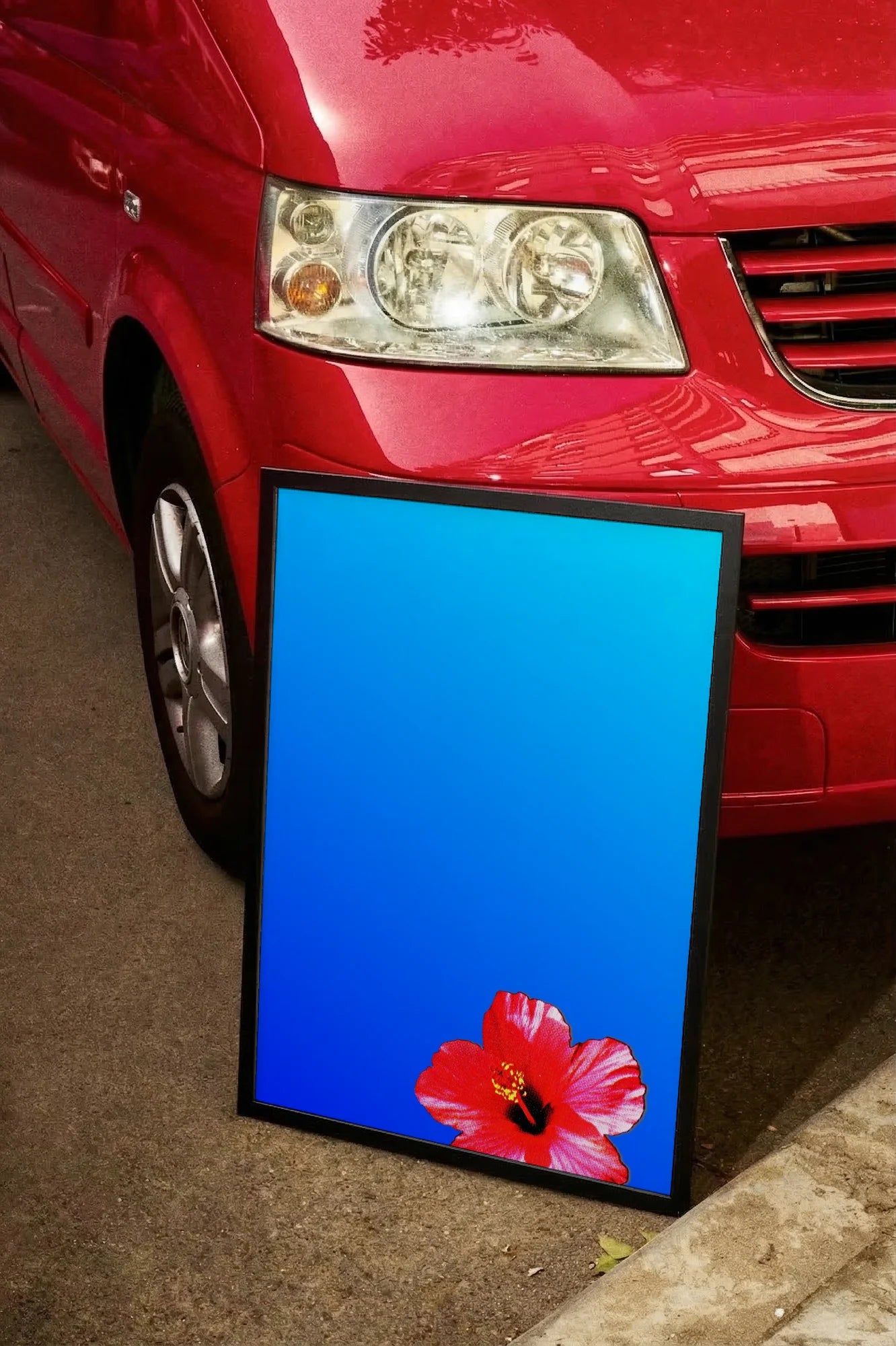 Red Bloom Rising - carmockup