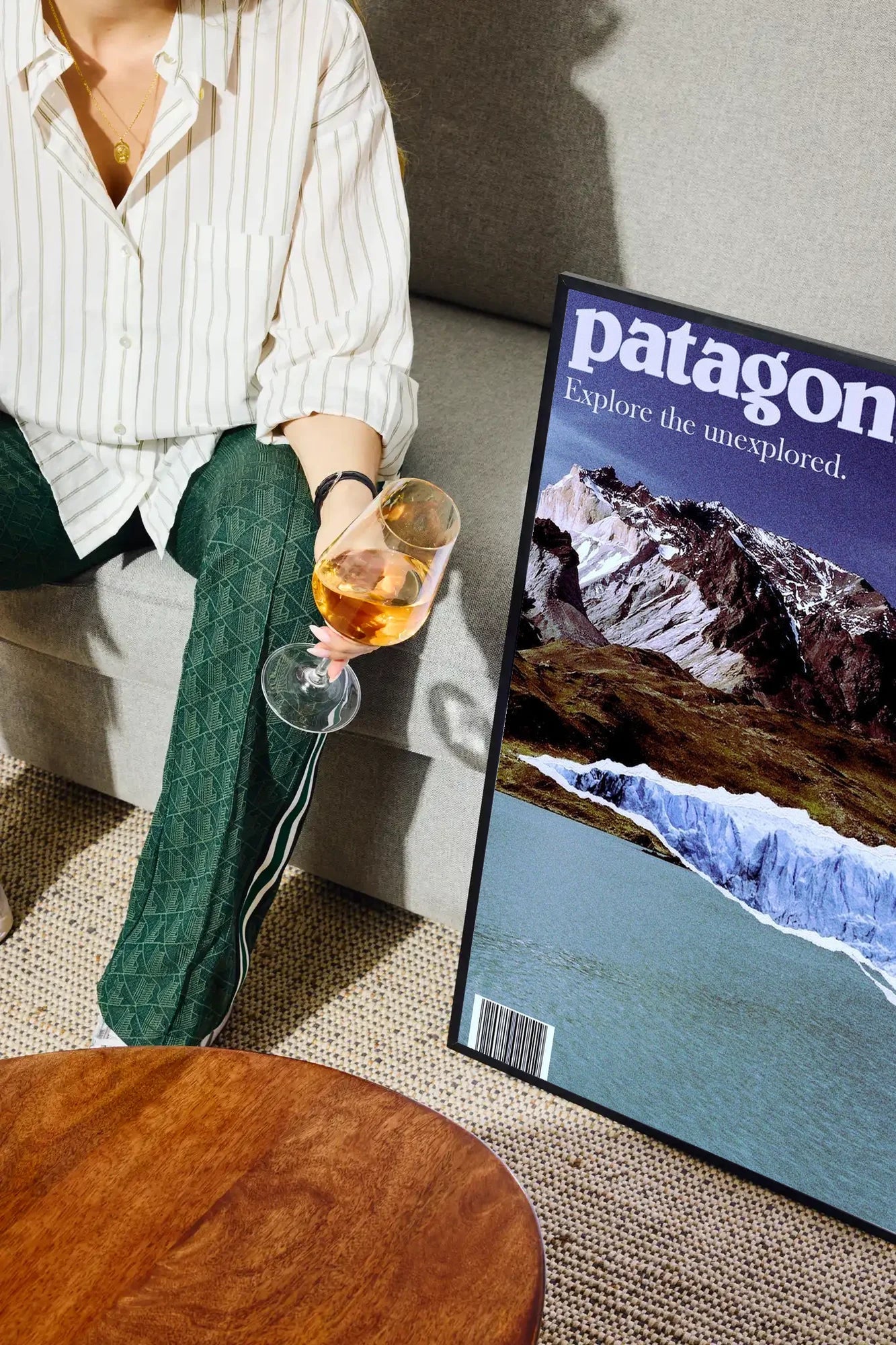 Frozen Peaks - drinkglass-sofa