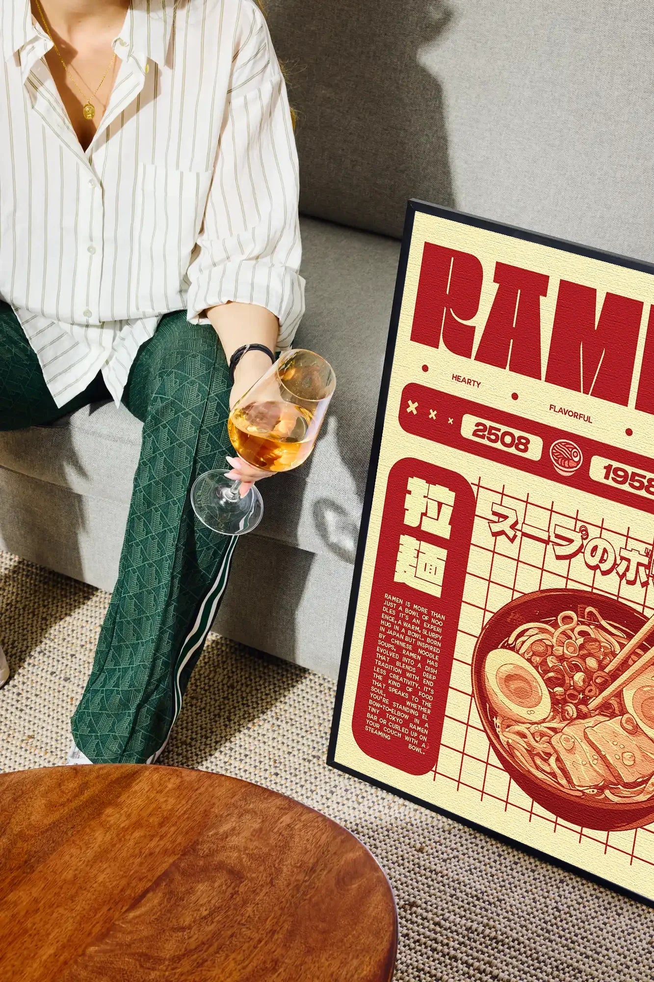 Nostalgic Ramen - drinkglass-sofa