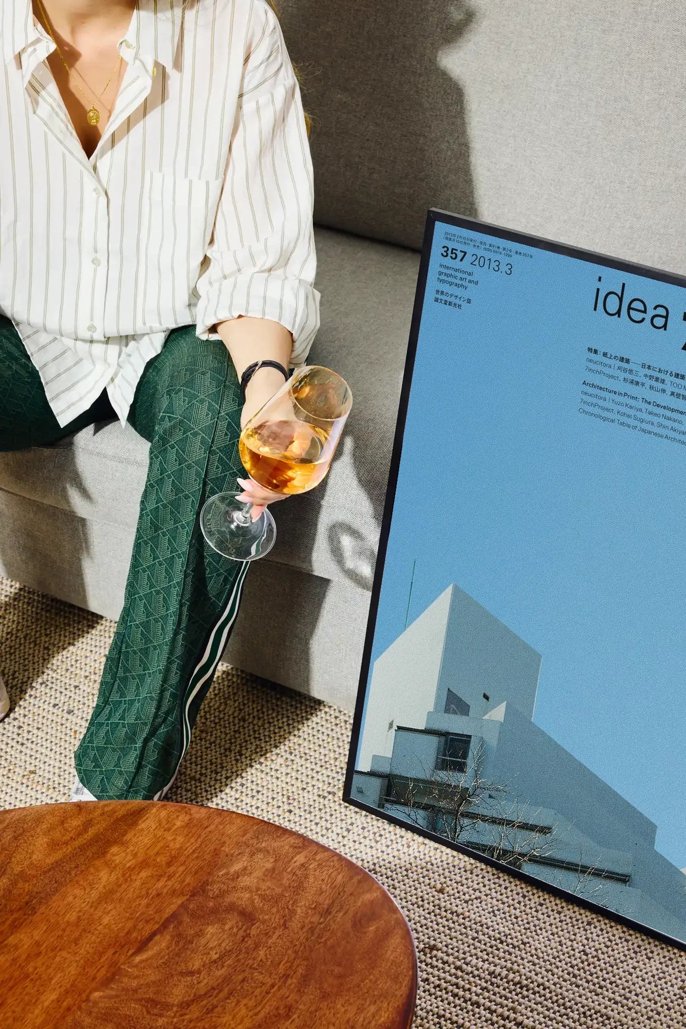 Concrete Horizon - drinkglass-sofa