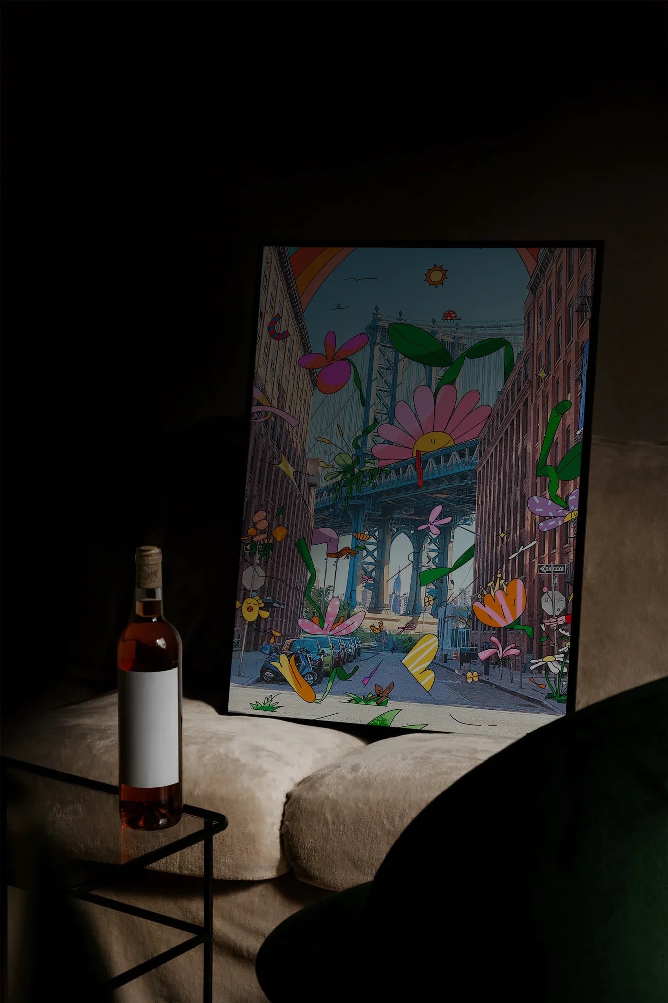 Whimsy of the City - mockupsofa-dark