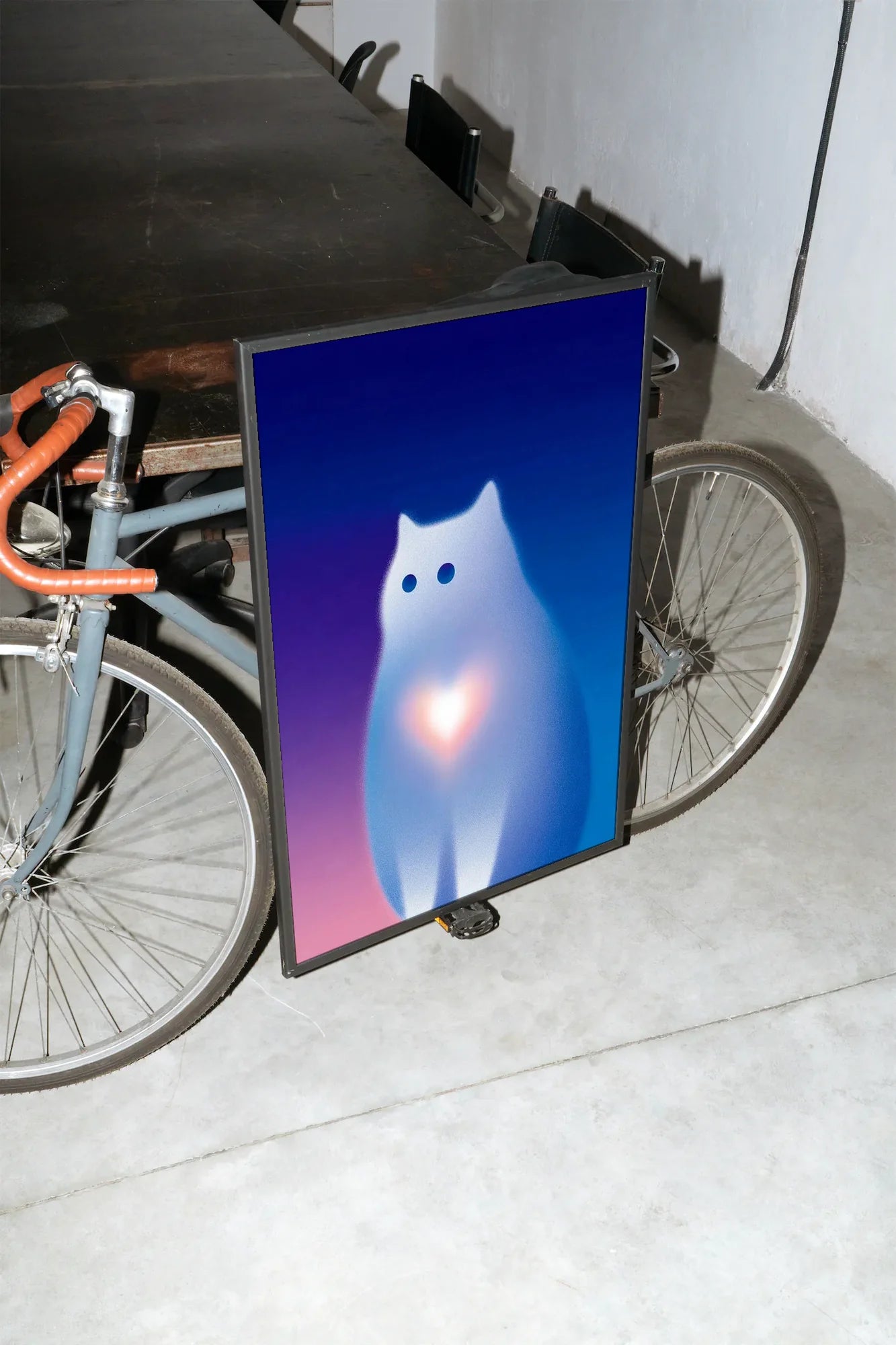 Glowing Feline Serenity - mockup-velo