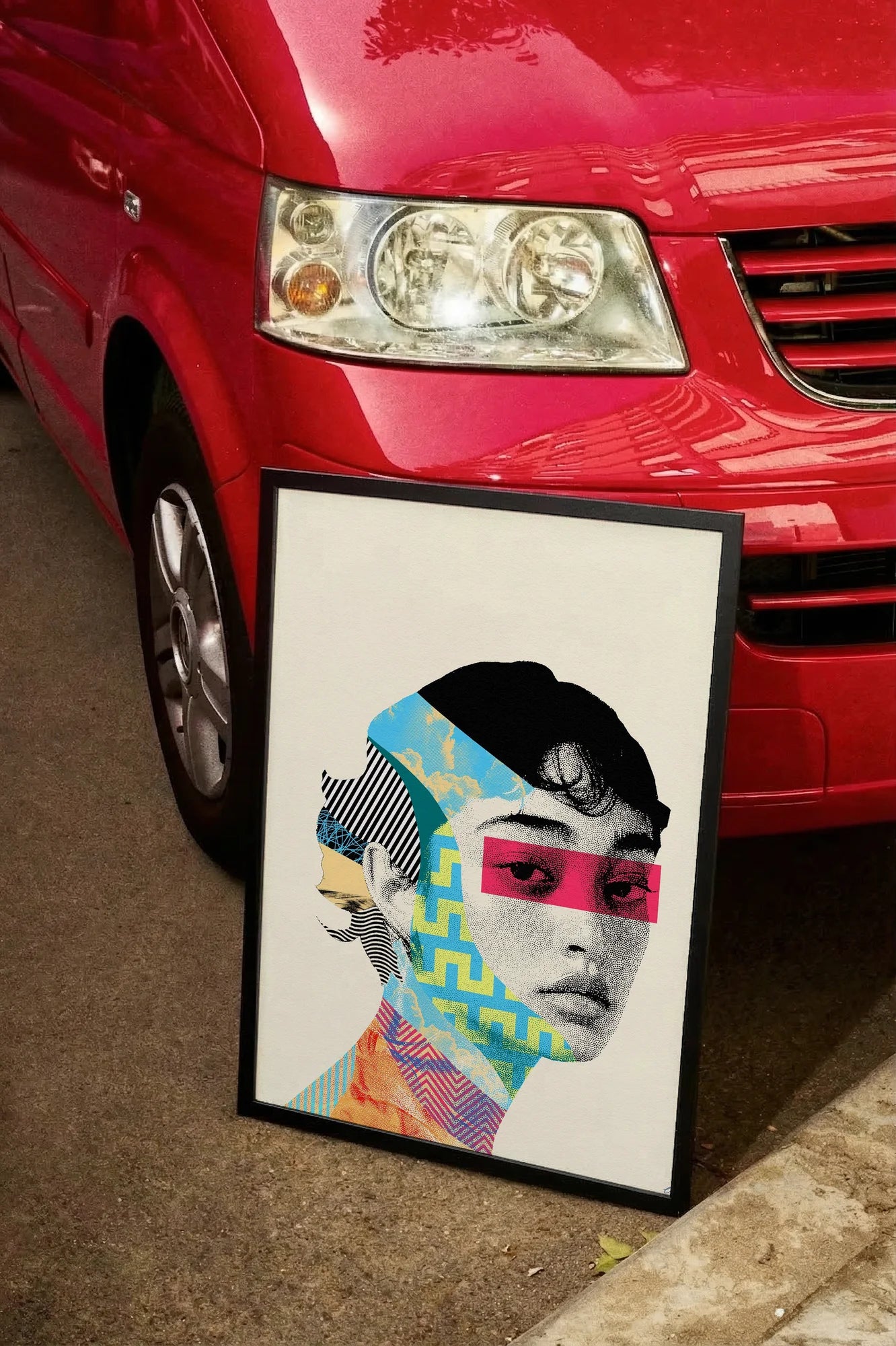 Neon Fracture - carmockup