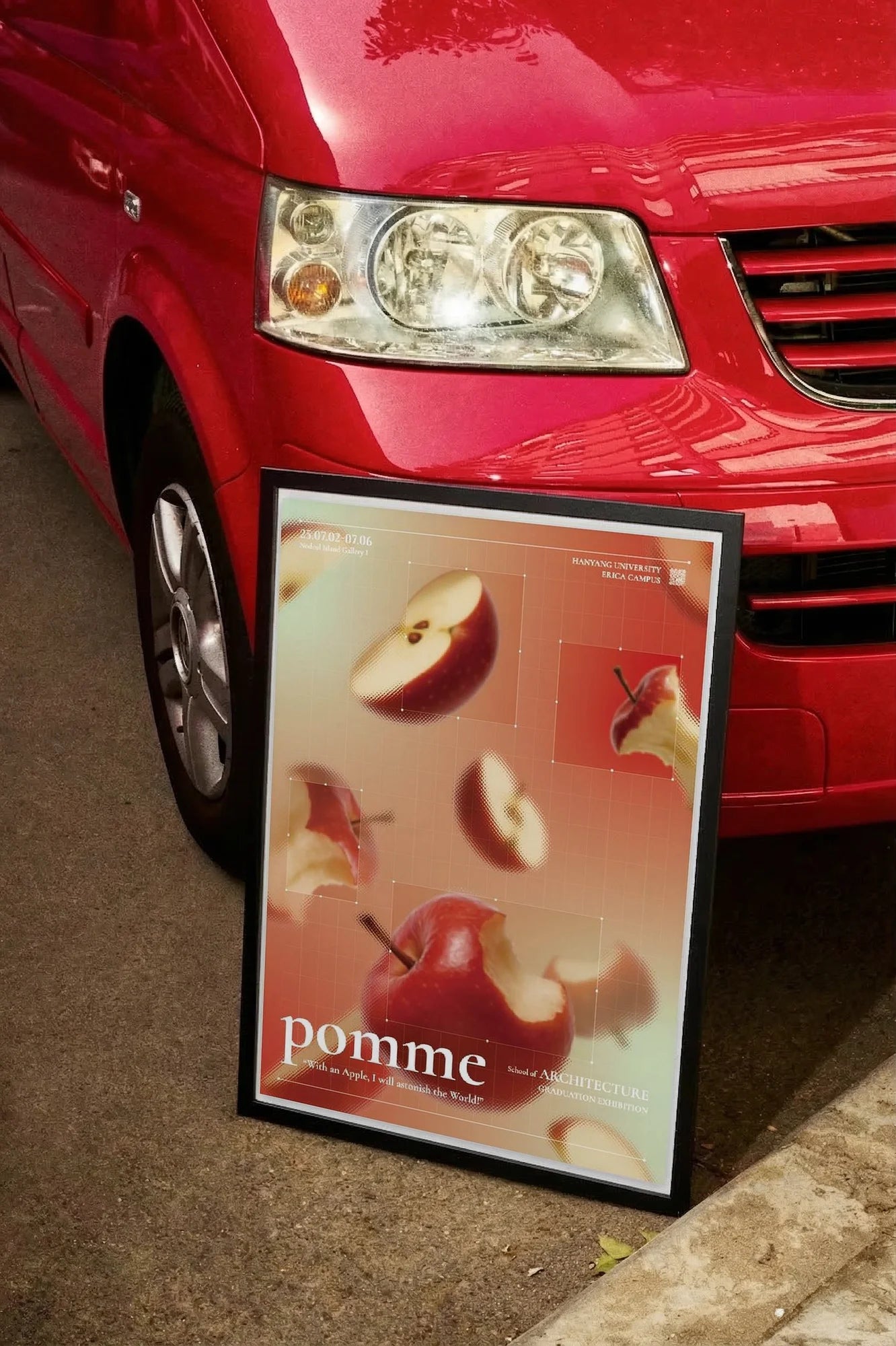 Red Apples of Dawn - carmockup